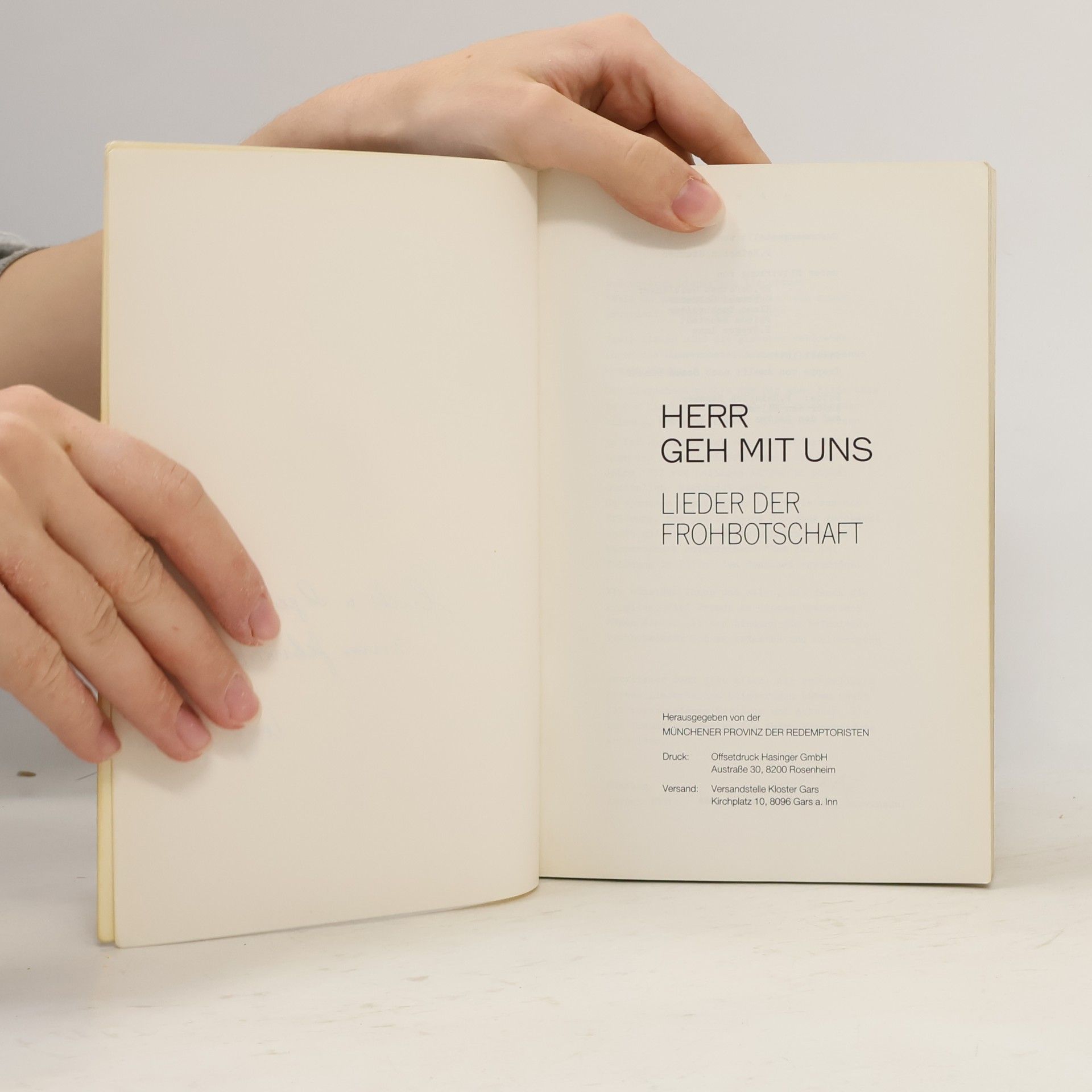 Autorenkollektiv Herr geh mit uns. Lieder der Frohbotschaft
