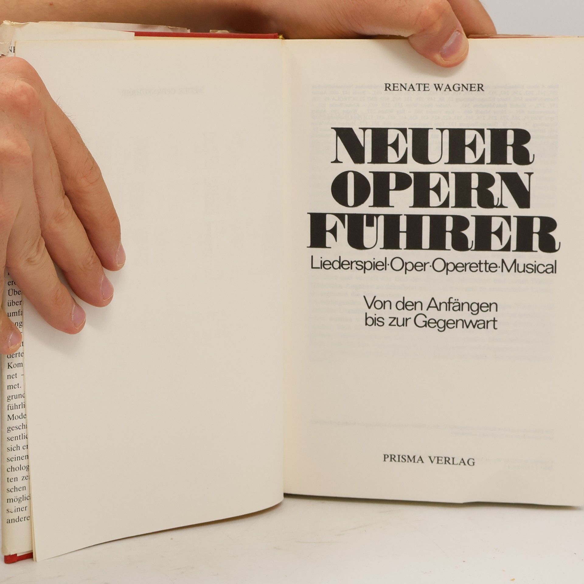 Renate Wagner Neuer Opernführer