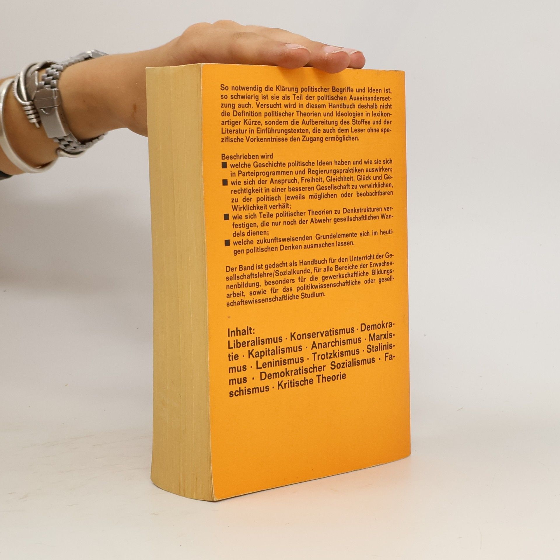 Franz L. Neumann Handbuch politischer Theorien und Ideologien