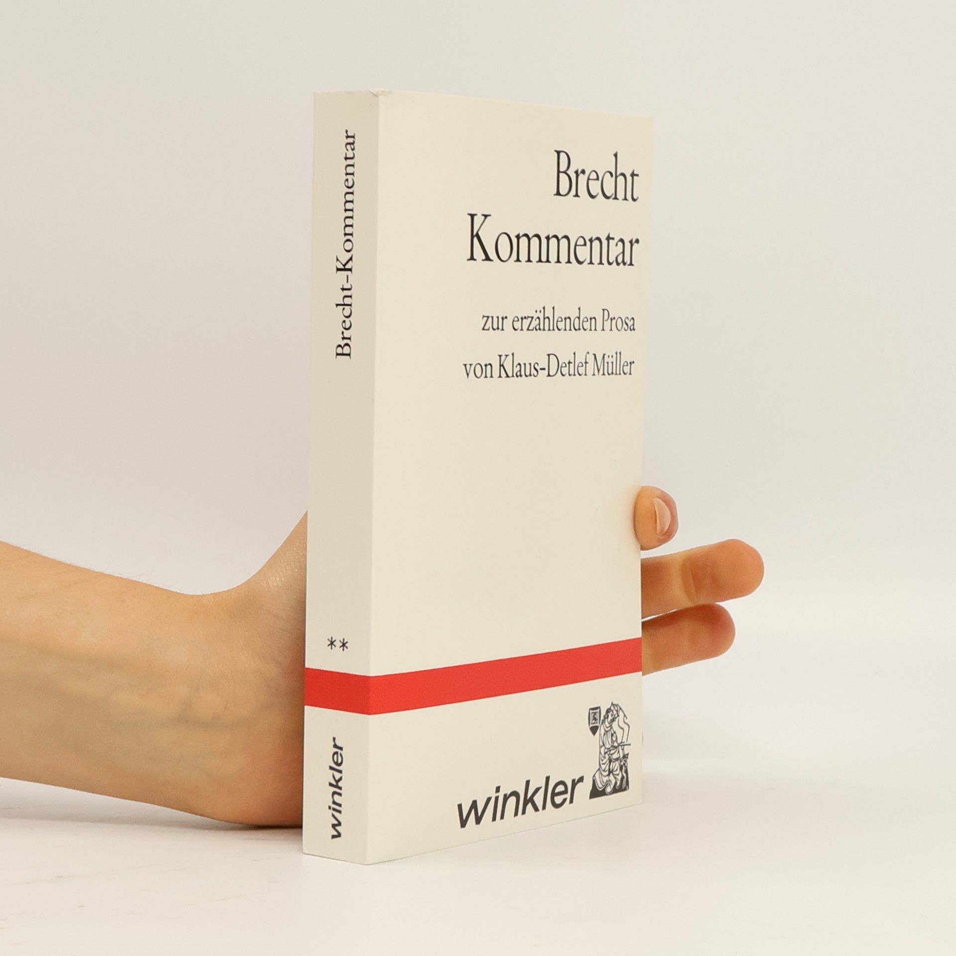 Klaus-Detlef Müller Brecht-Kommentar zur erzählenden Prosa
