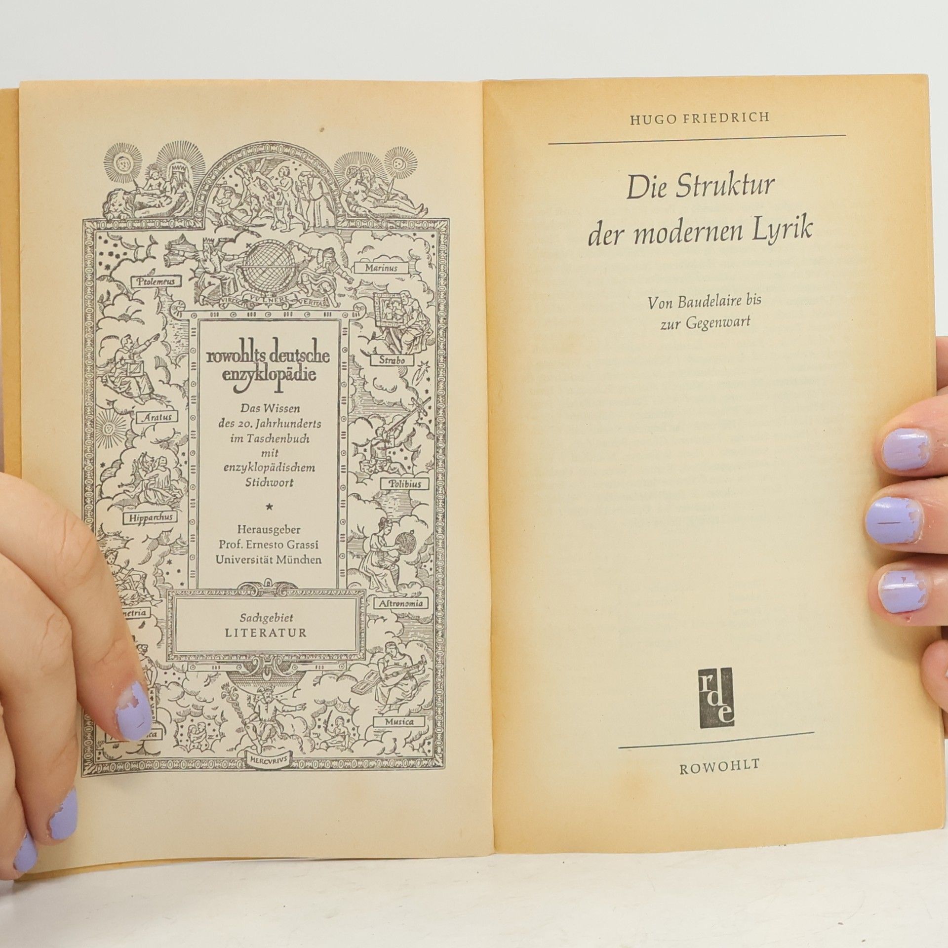 Hugo Friedrich Die Struktur der modernen Lyrik