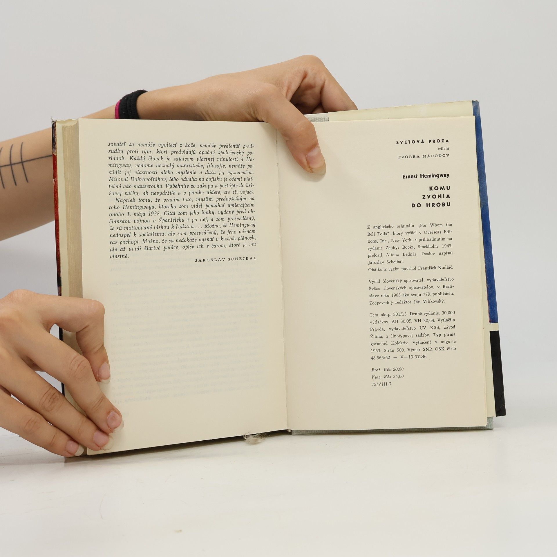 Ernest Hemingway Komu zvonia do hrobu