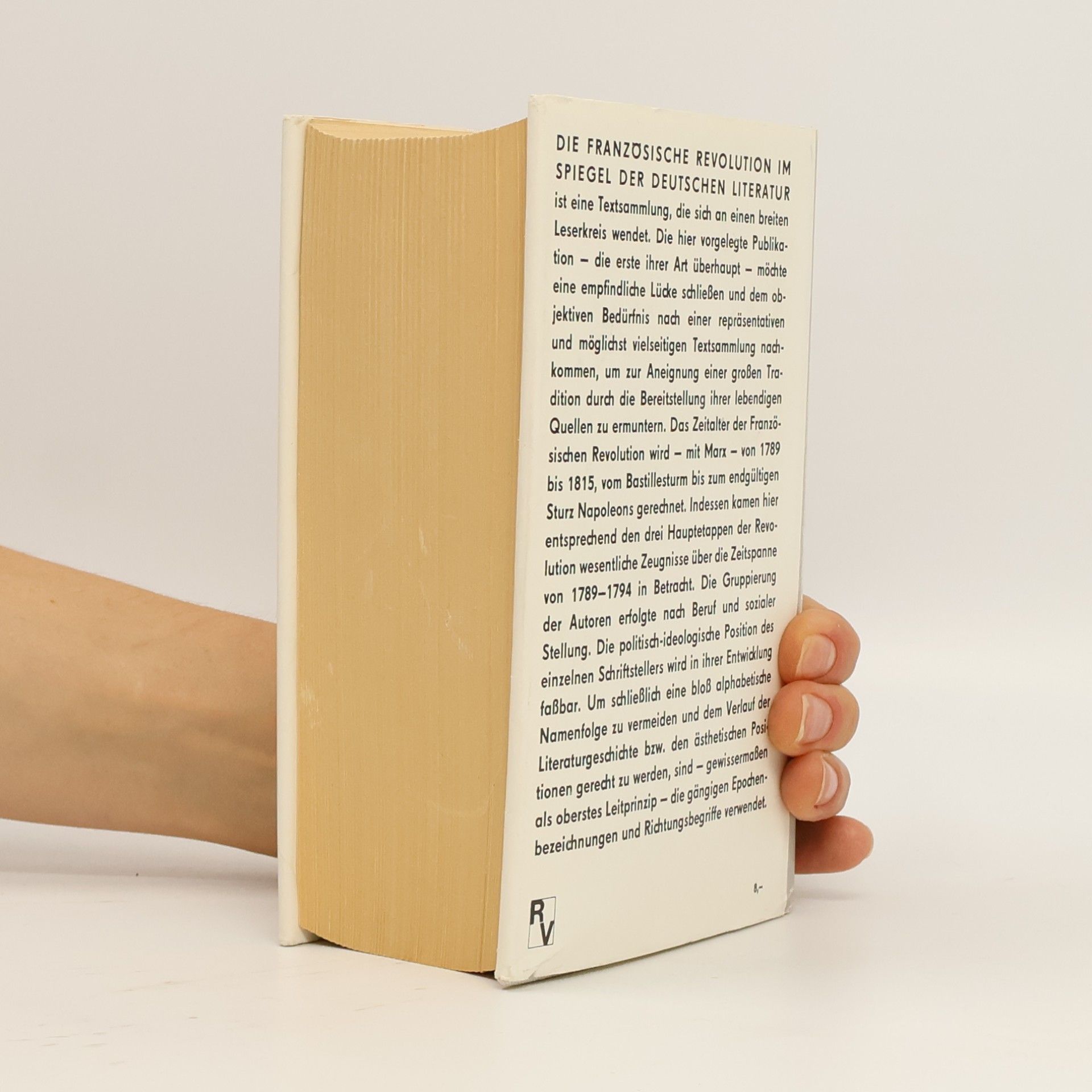 Claus Träger Die Französische Revolution im Spiegel der deutschen Literatur