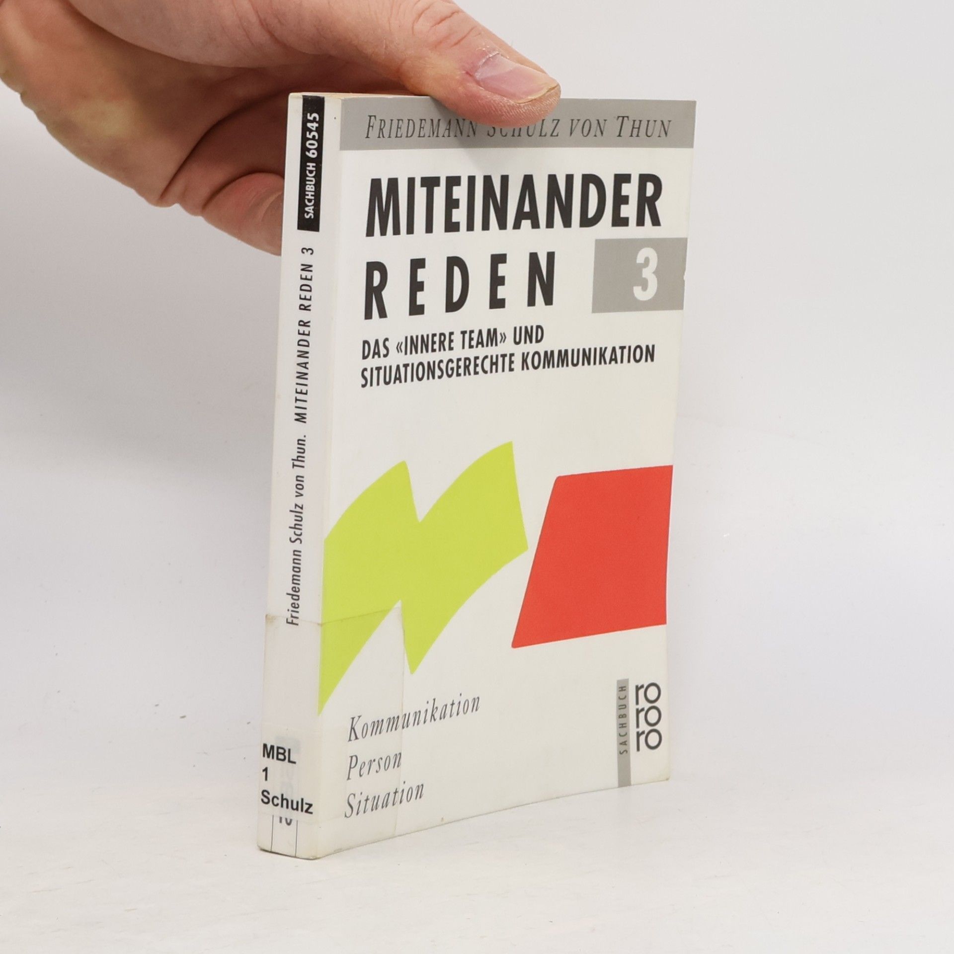 Friedemann Schulz von Thun Miteinander reden. 3