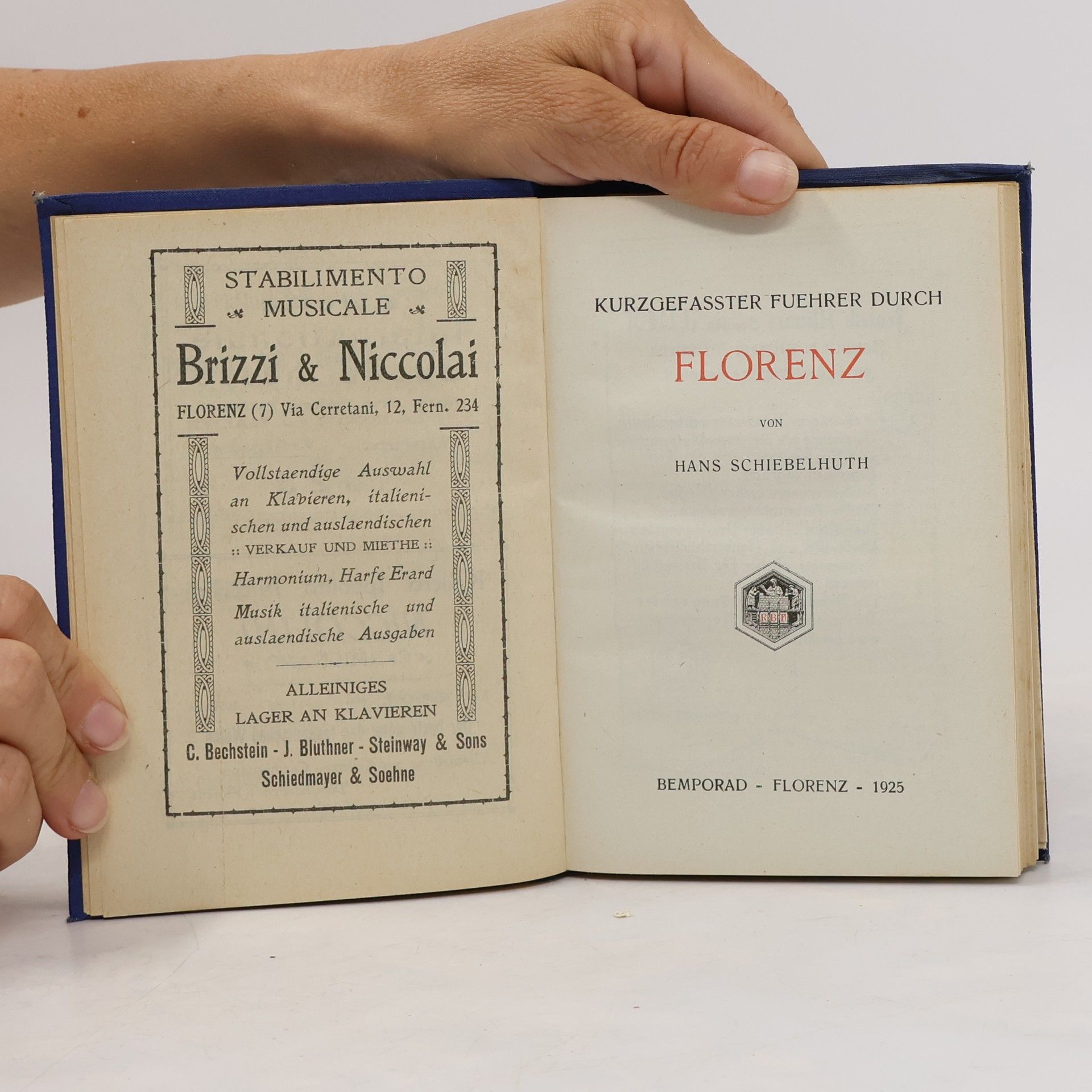 kolektiv Bemporad’s Kurzgefasste Führer: Florenz