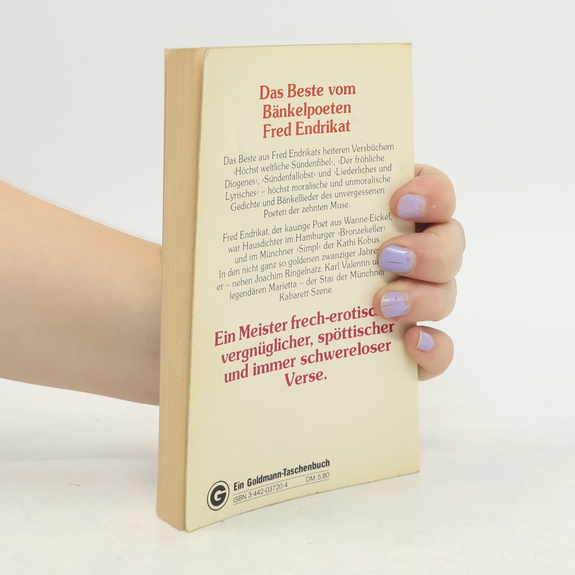 Fred Endrikat Das große Endrikat-Buch