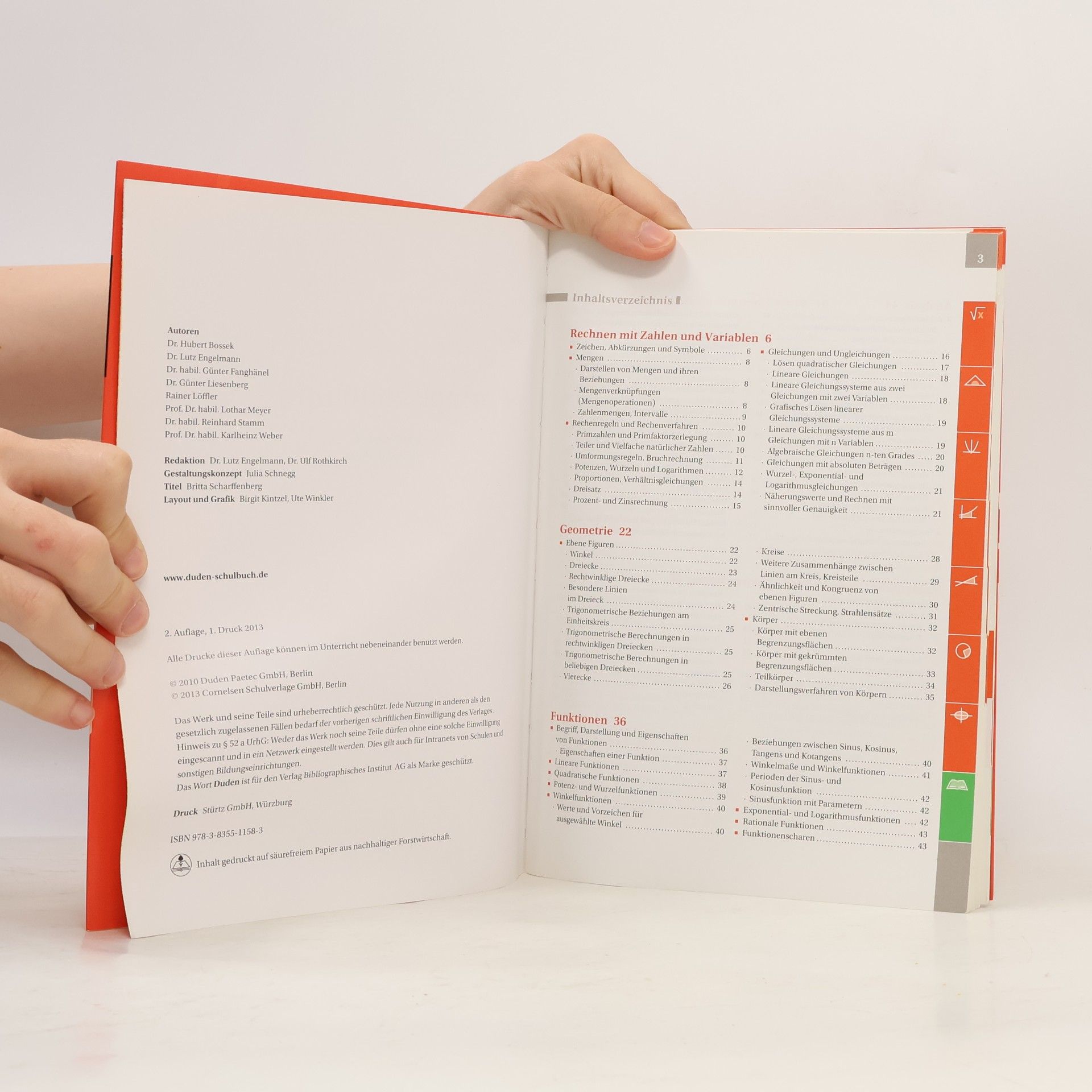 Formeln und Werte - Sekundarstufe I und II: Mathematik - Formelsammlung bis zum Abitur - Mit Internetplattform