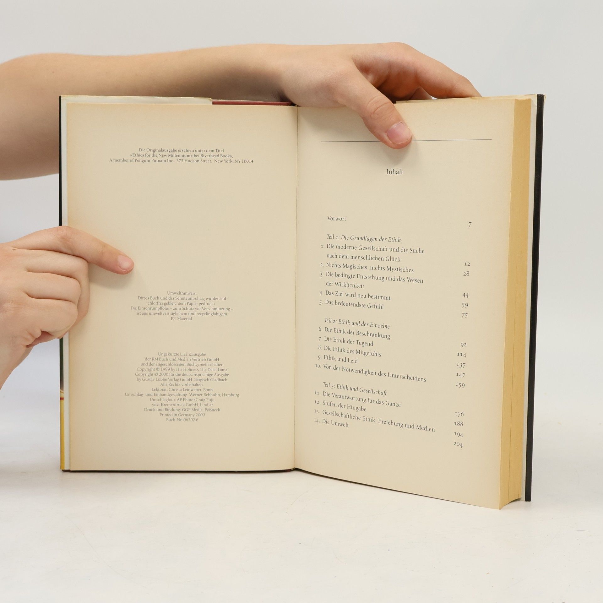 Dalaï-Lama Das Buch der Menschlichkeit