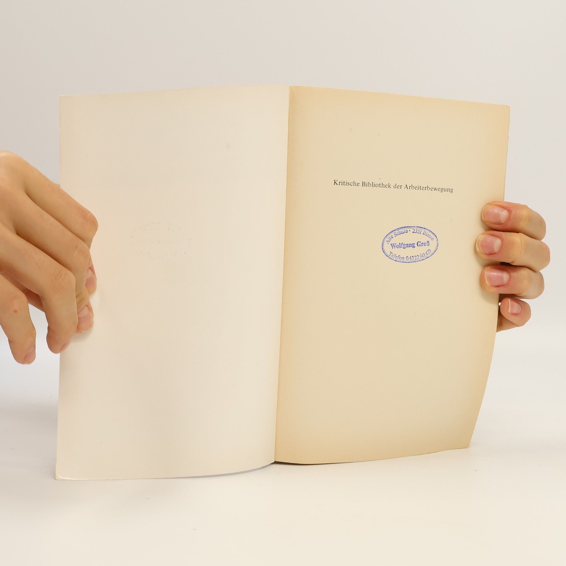 Richard Müller Kritische Bibliothek der Arbeiterbewegung - 1: Die Novemberrevolution