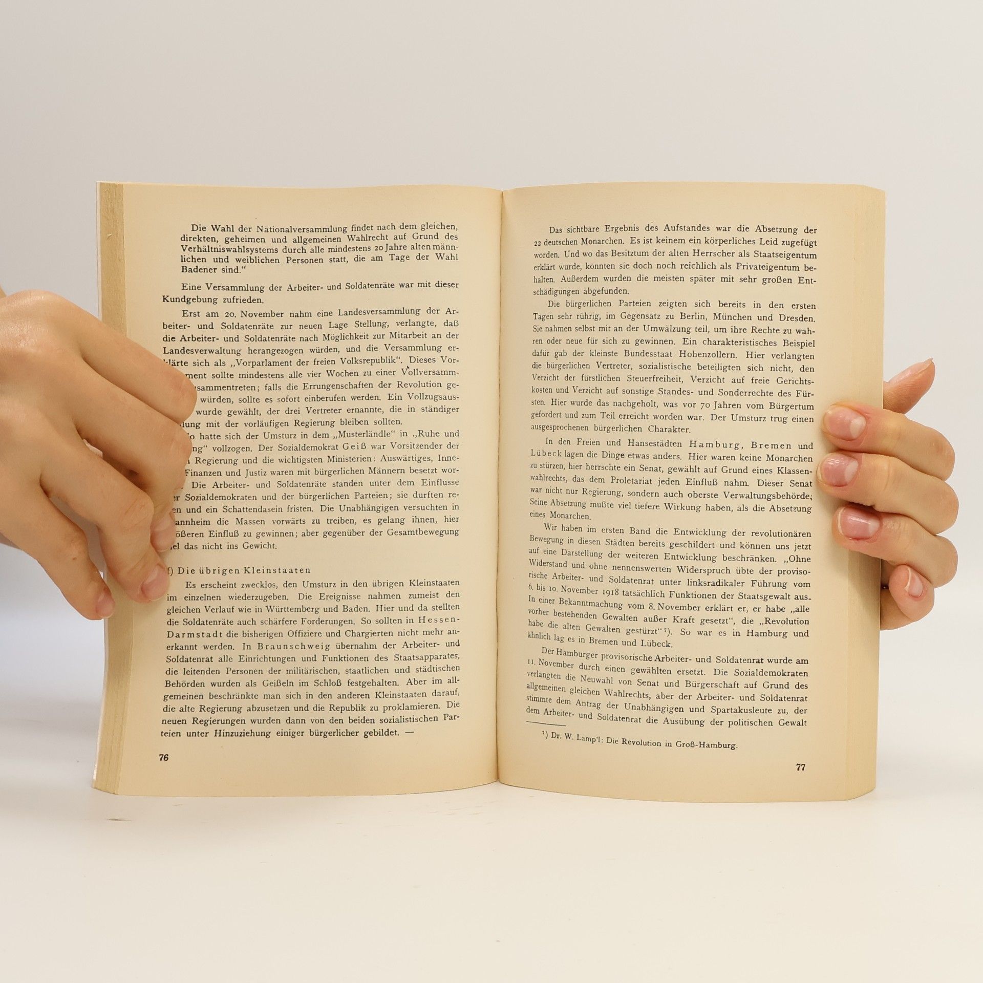 Richard Müller Kritische Bibliothek der Arbeiterbewegung - 1: Die Novemberrevolution
