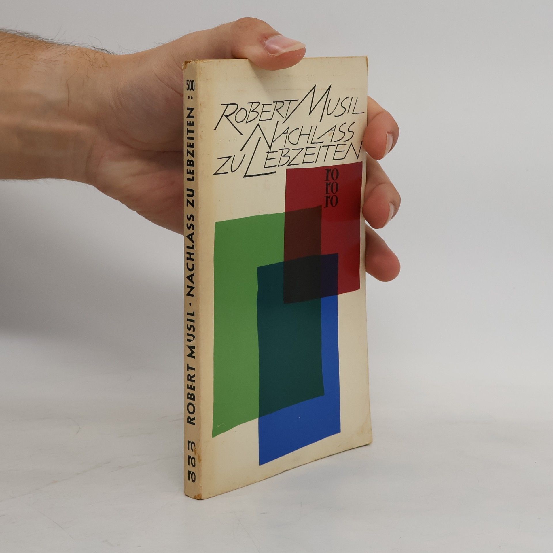 Robert Musil Nachlass zu Lebzeiten