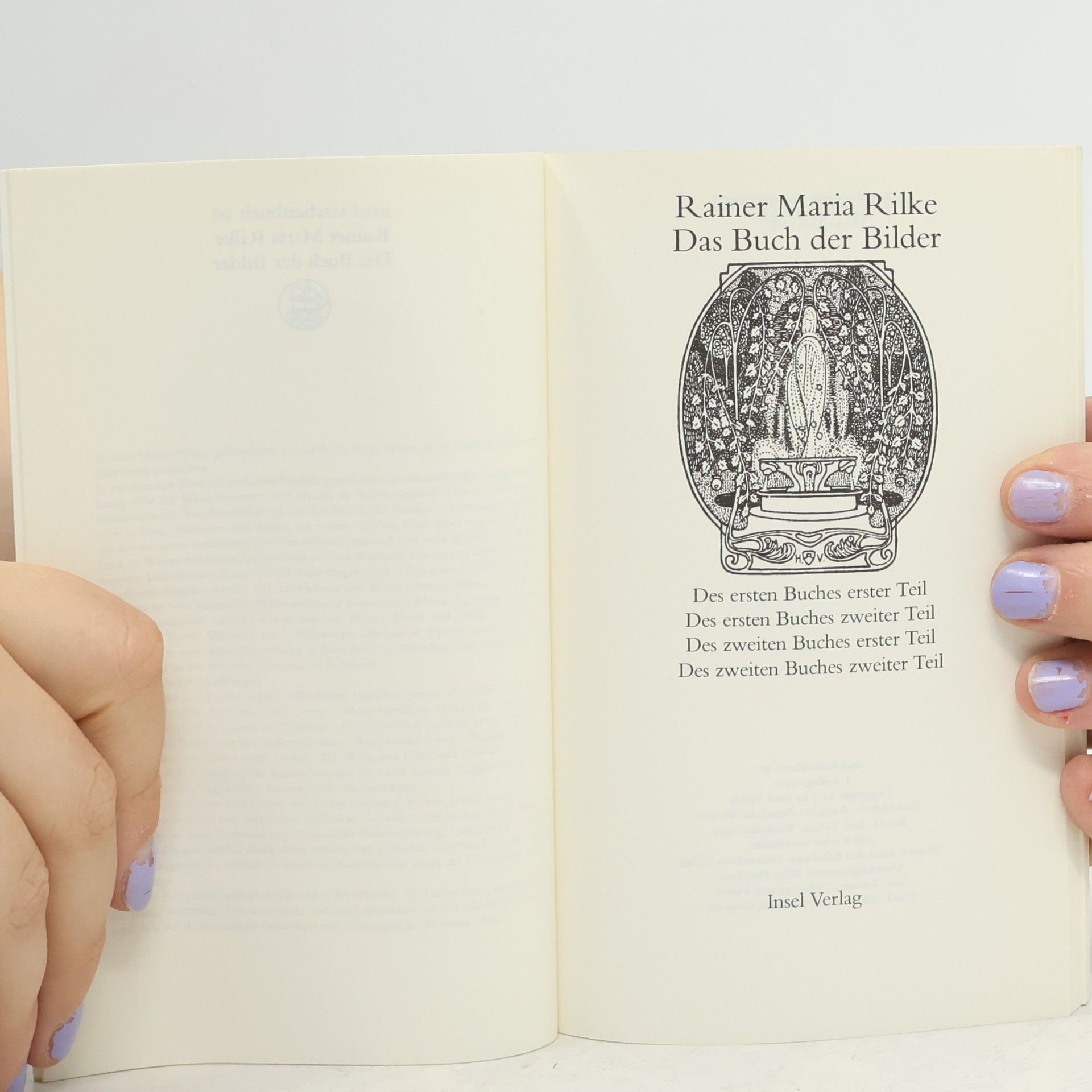 Rainer Maria Rilke Das Buch der Bilder