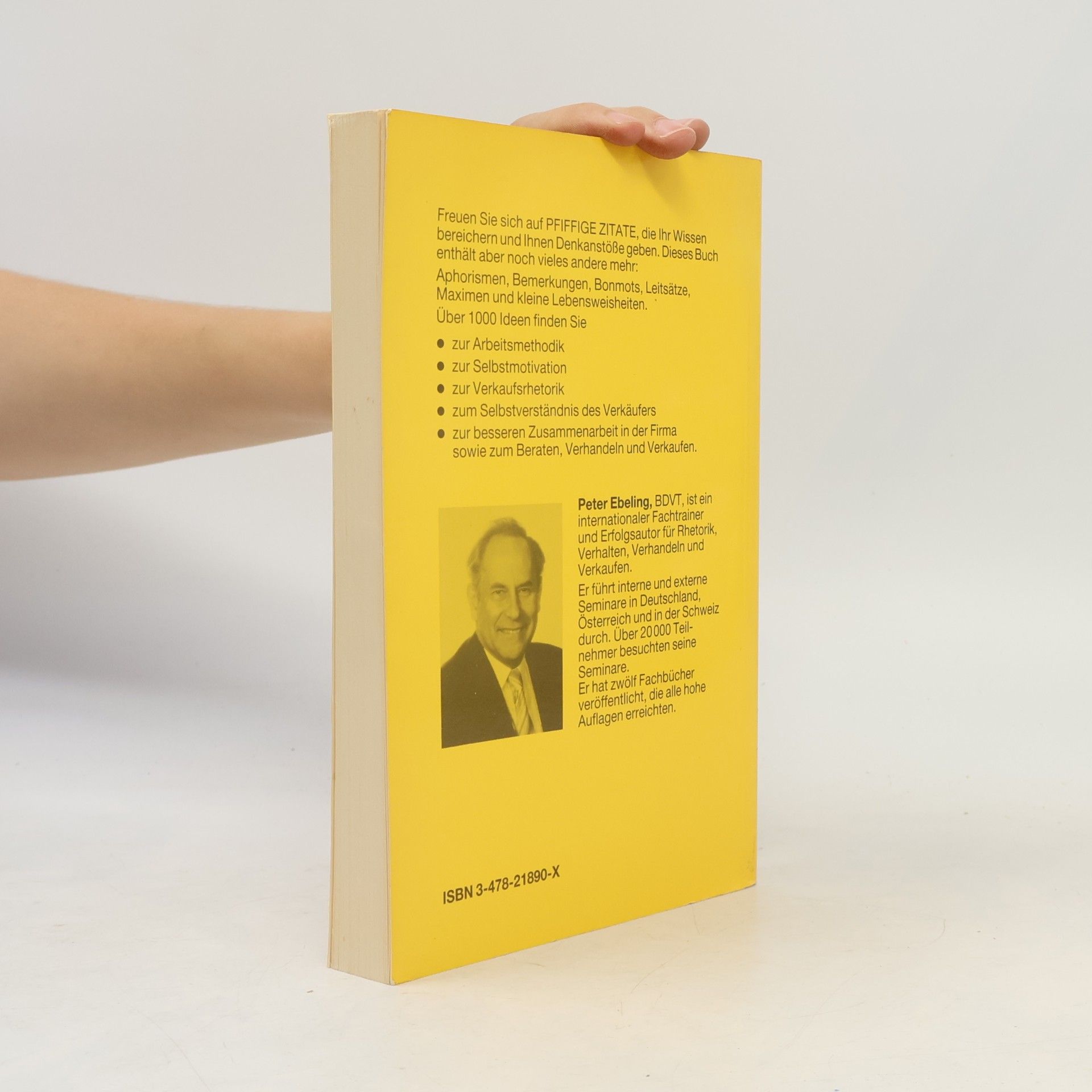 Peter Ebeling Pfiffige Zitate für Verkäufer