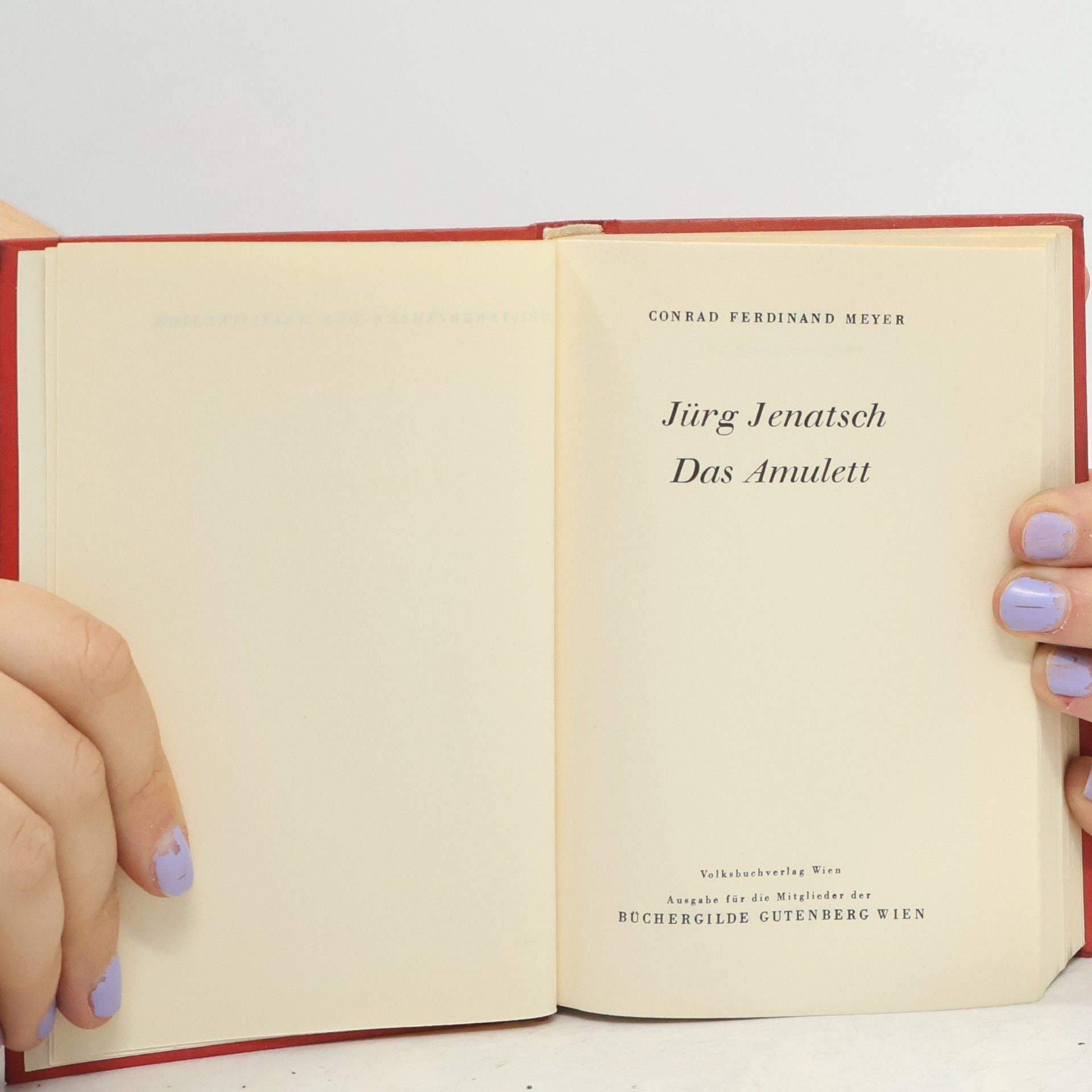 Conrad Ferdinand Meyer Jürg Jenatsch, Das Amulett