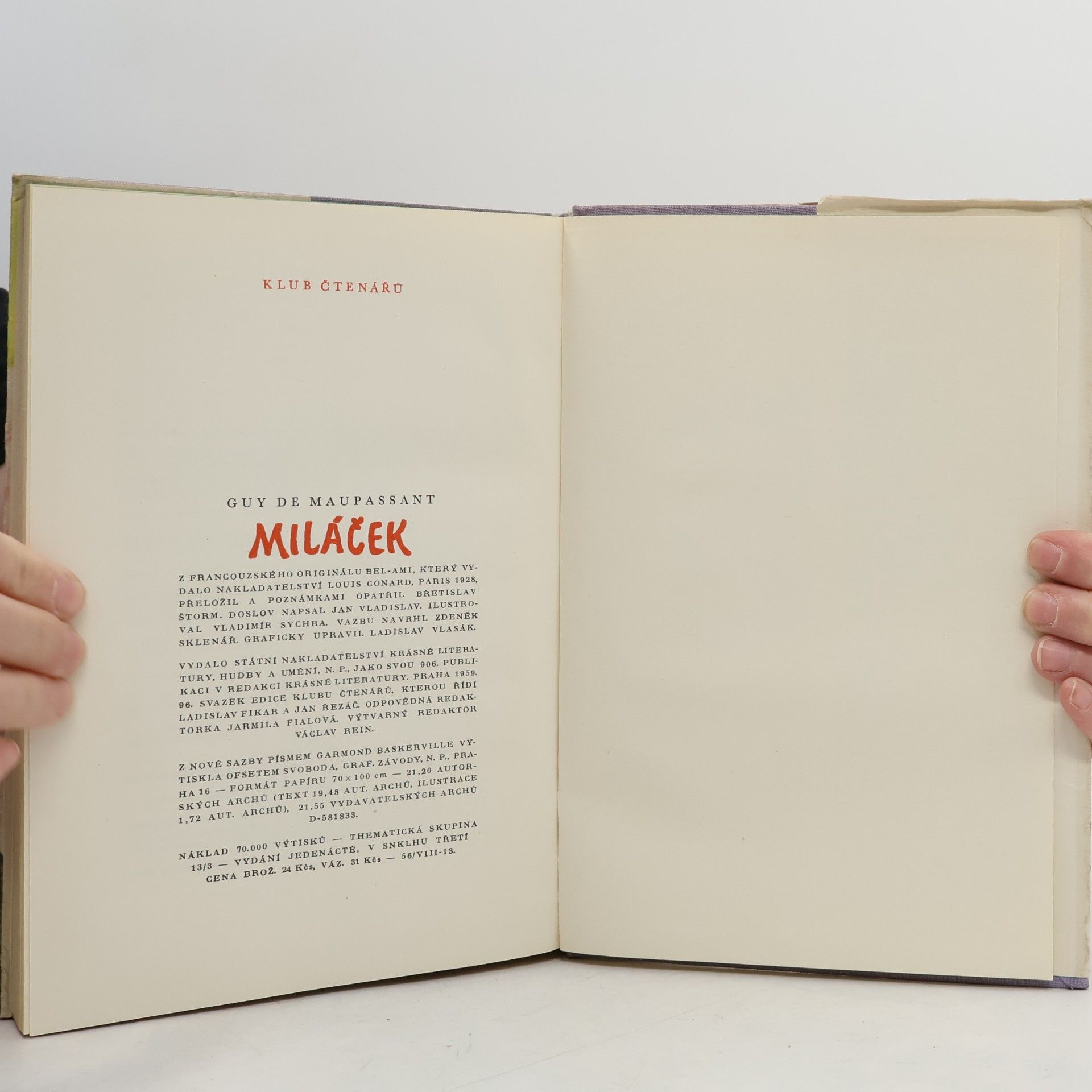 Guy de Maupassant Miláček