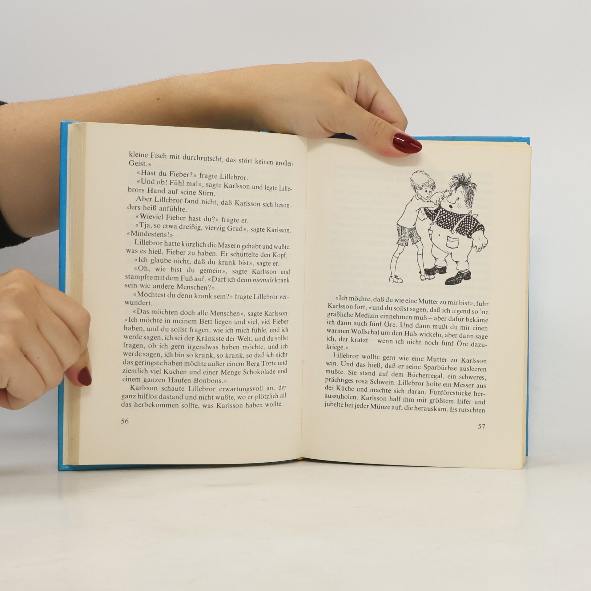 Astrid Lindgren Karlsson vom Dach