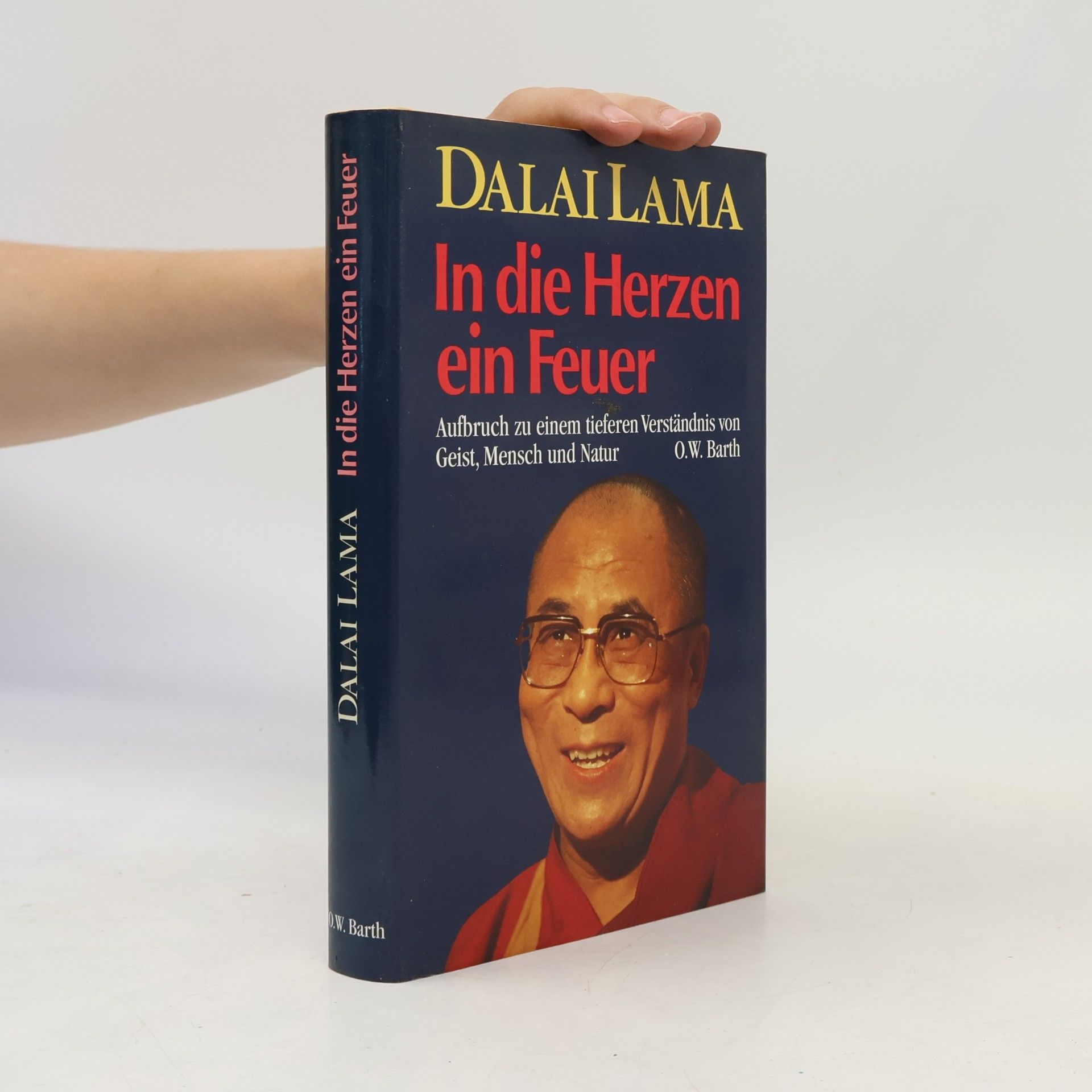 Dalaï-Lama In die Herzen ein Feuer