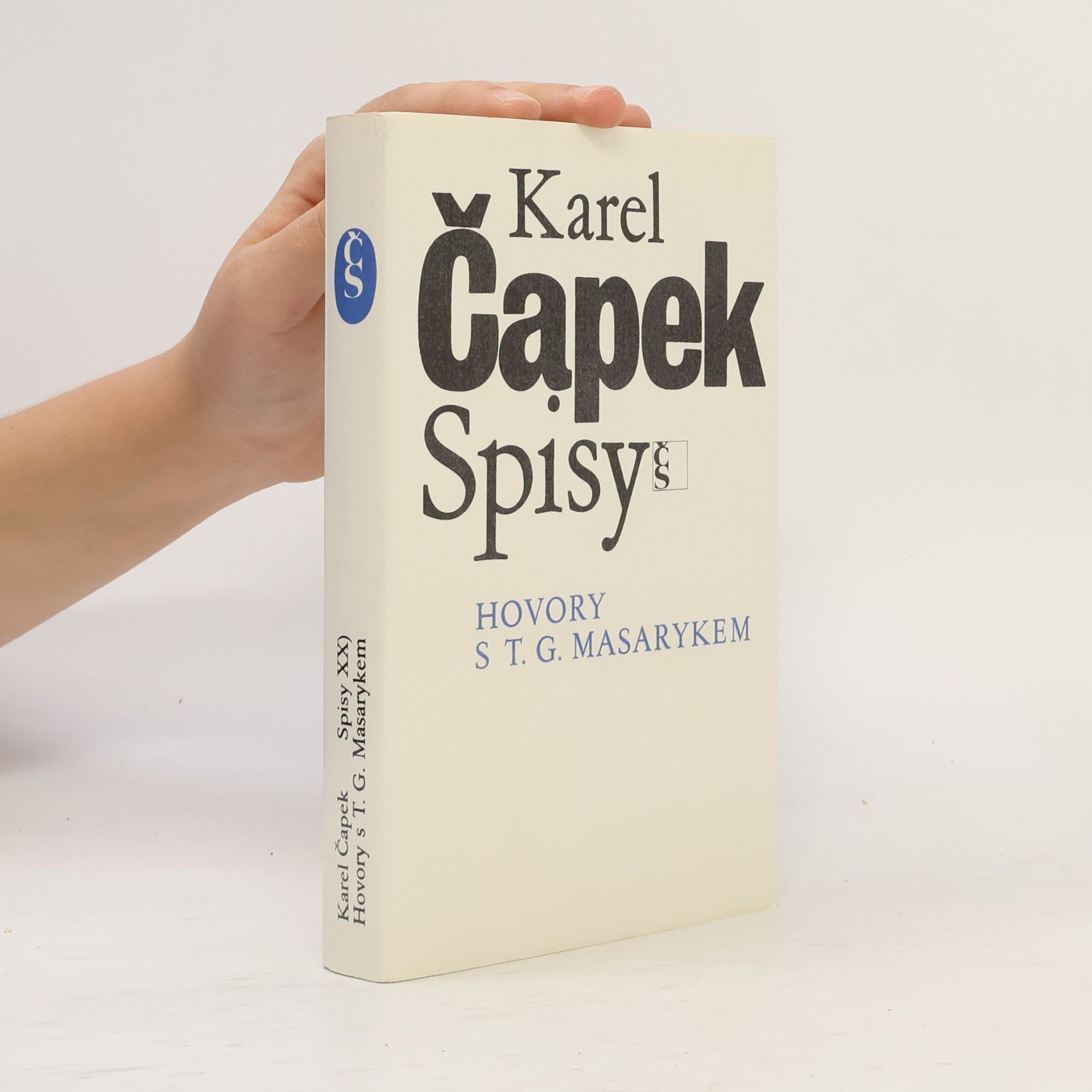 Karel Čapek Hovory s T. G. Masarykem