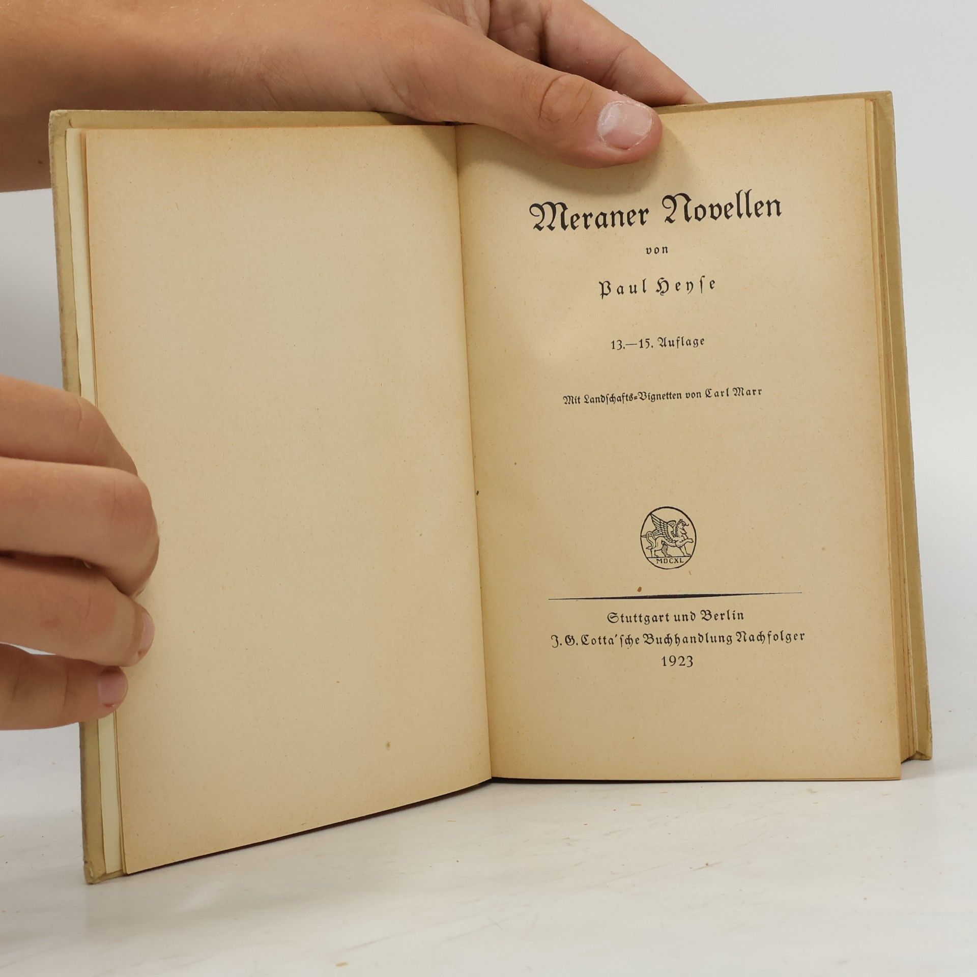 Paul Heyse Meraner Novellen