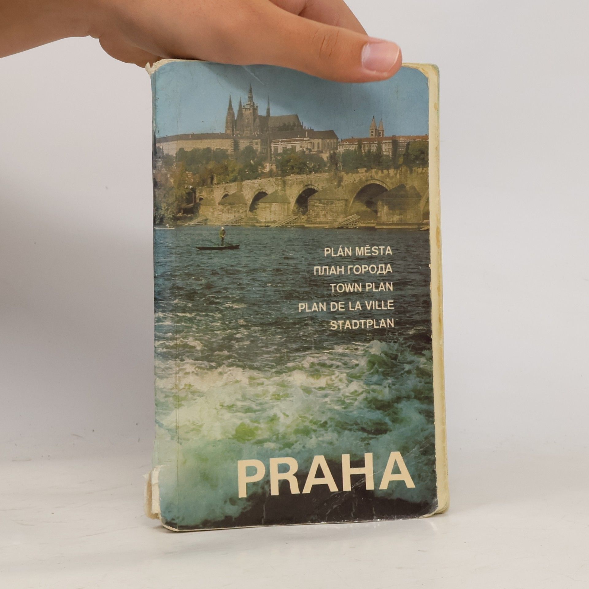 Jaroslav Vinař Praha - plán města, měřítko 1 : 20000