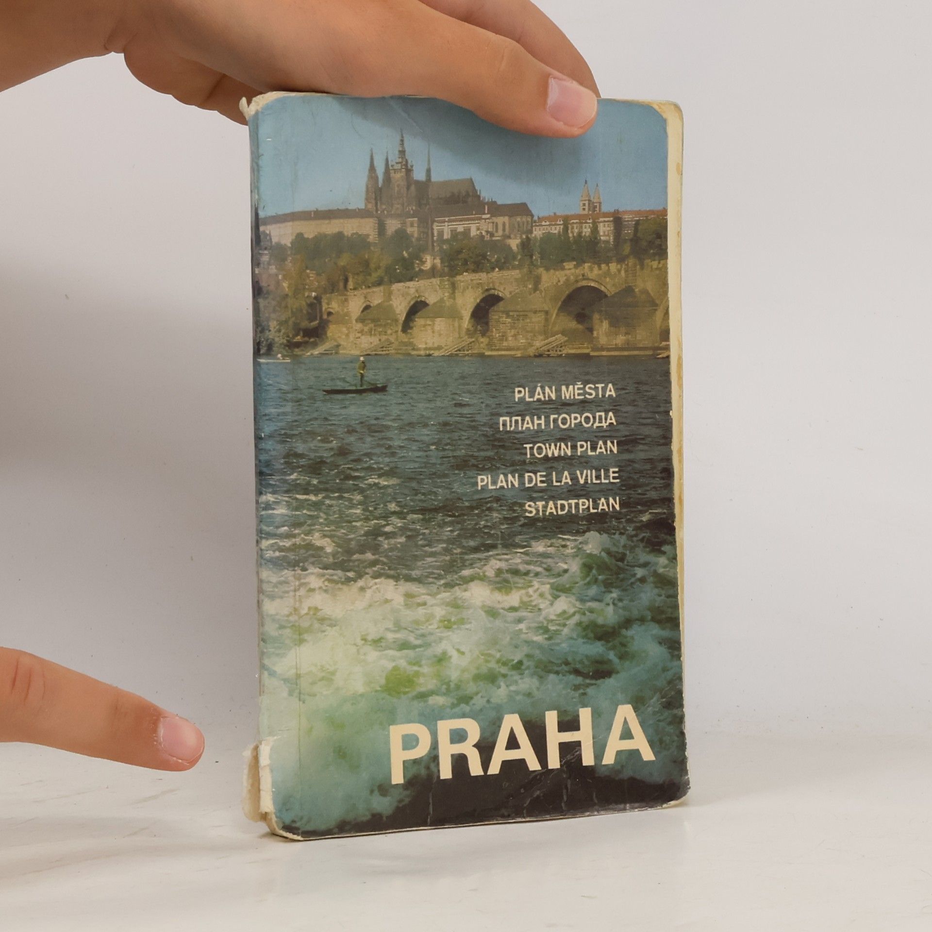 Jaroslav Vinař Praha - plán města, měřítko 1 : 20000