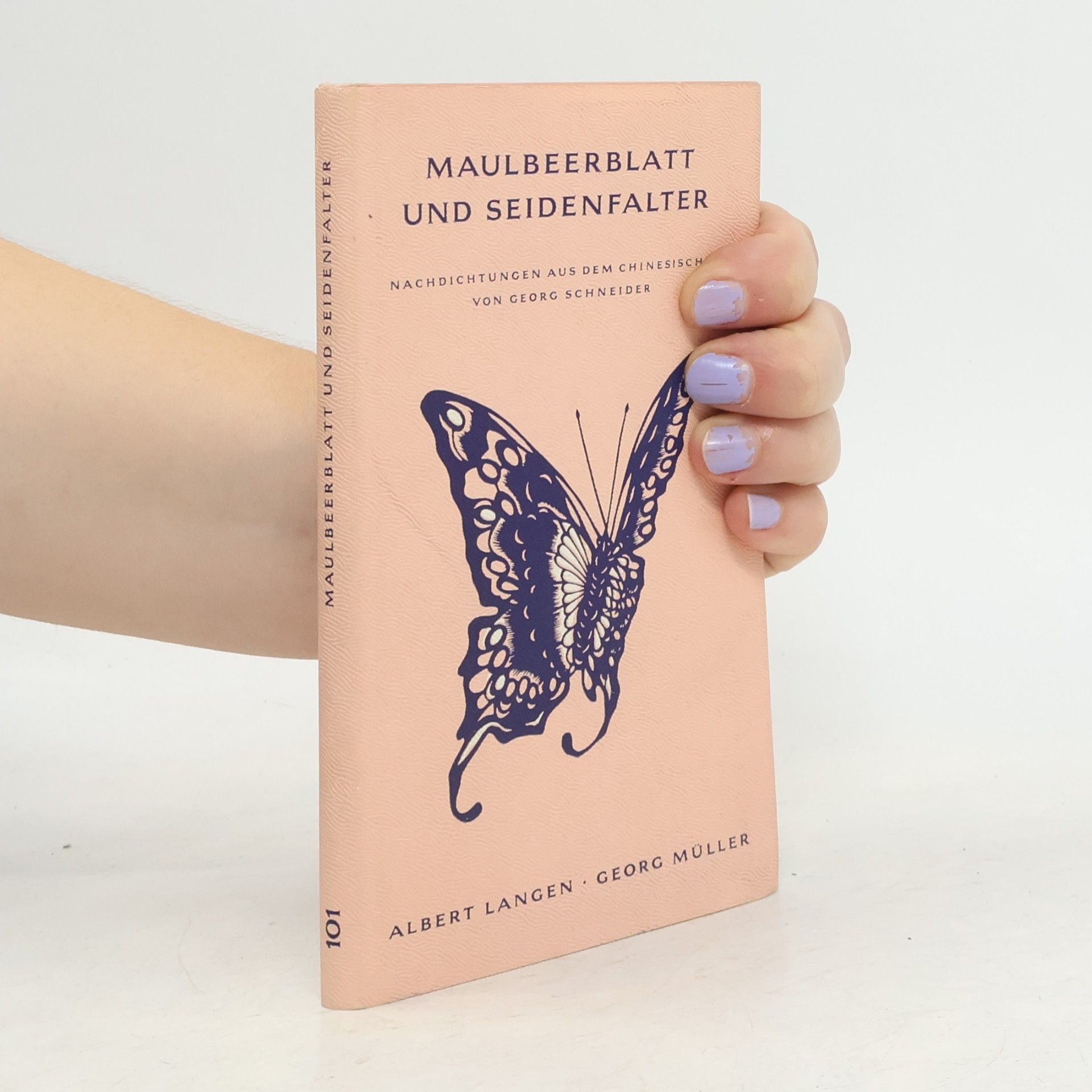 Maulbeerblatt und Seidenfalter