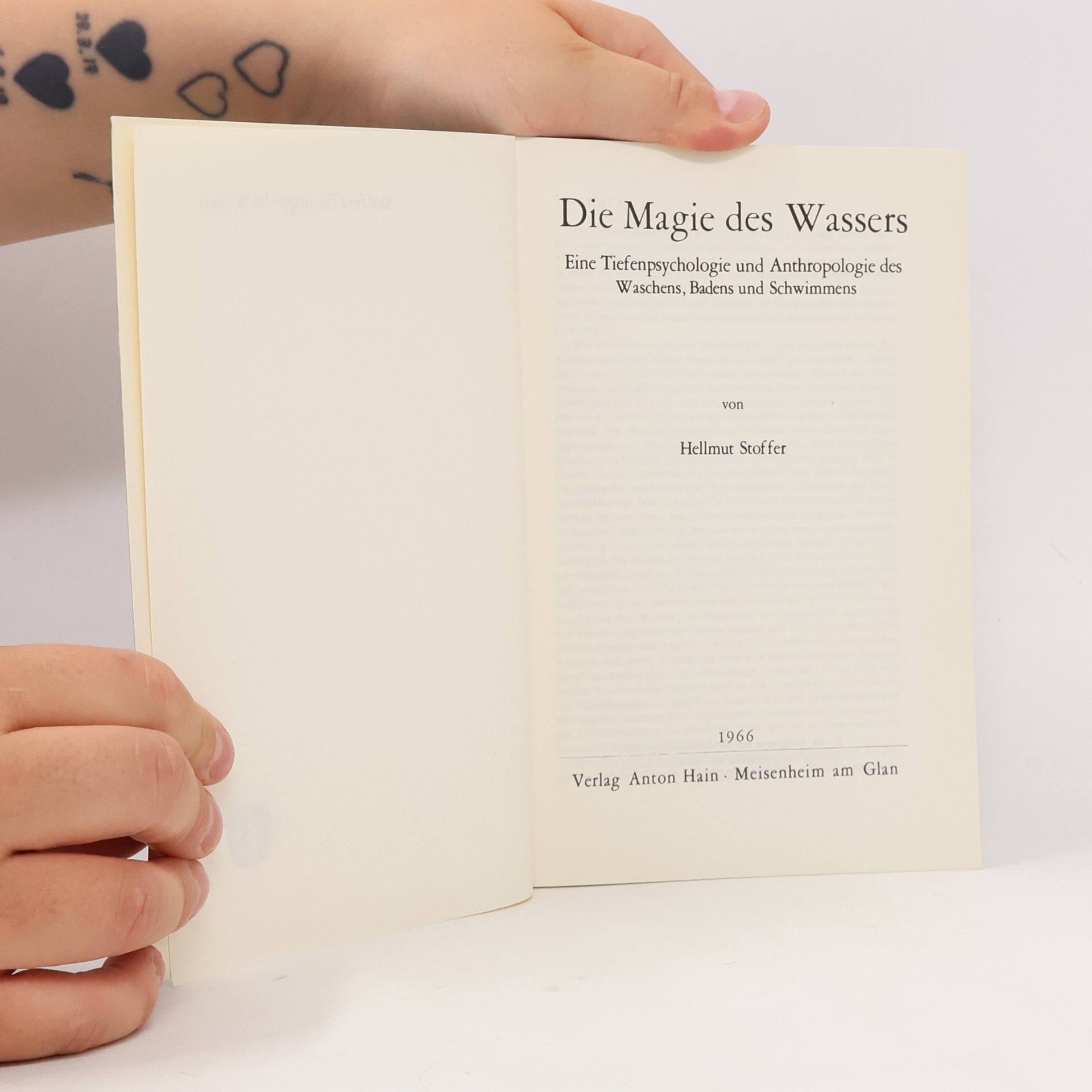 Hellmut Stoffer Die Magie des Wassers