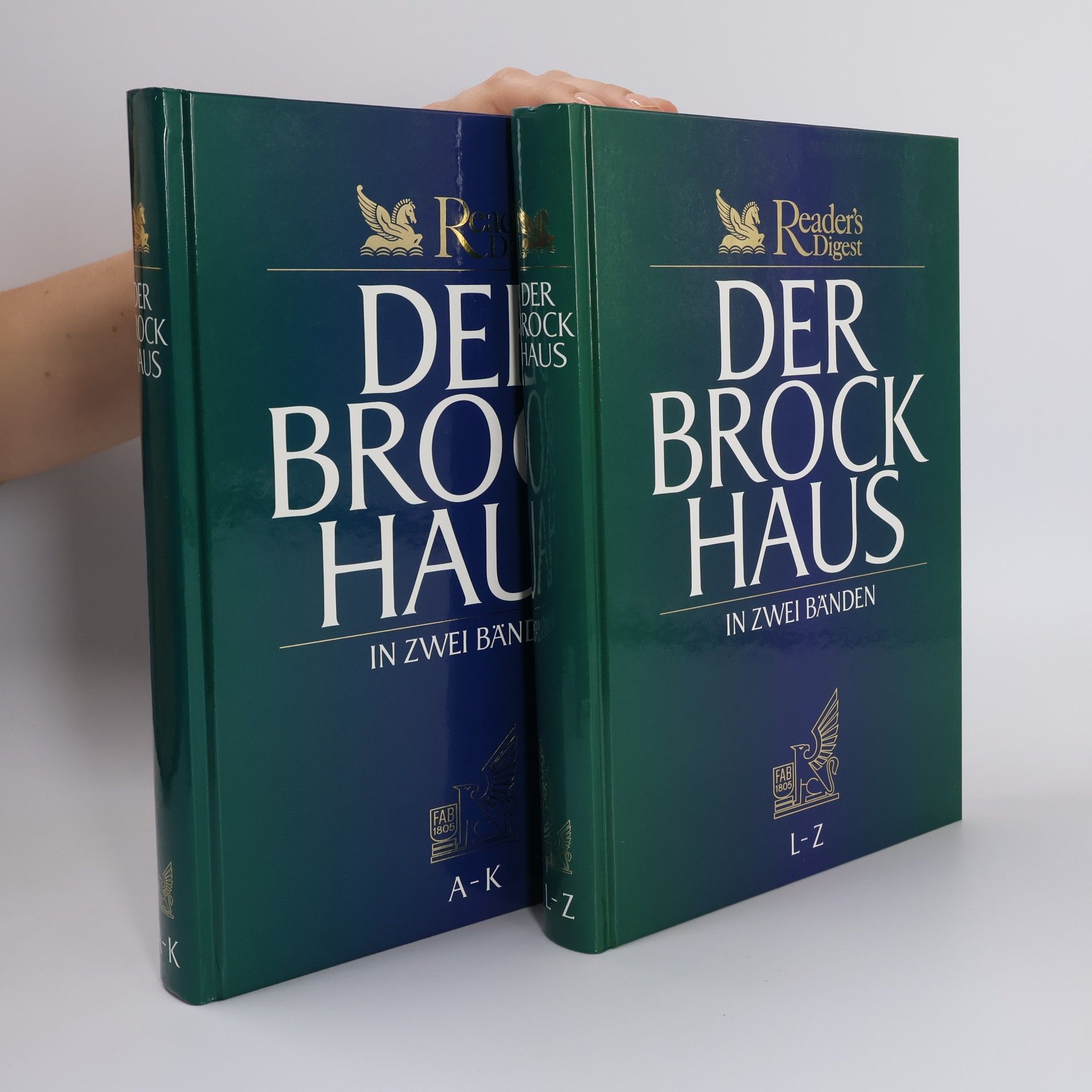 Kolektiv autorů Der Brockhaus in zwei Bänden. A-K + L-Z. (2 Bände)
