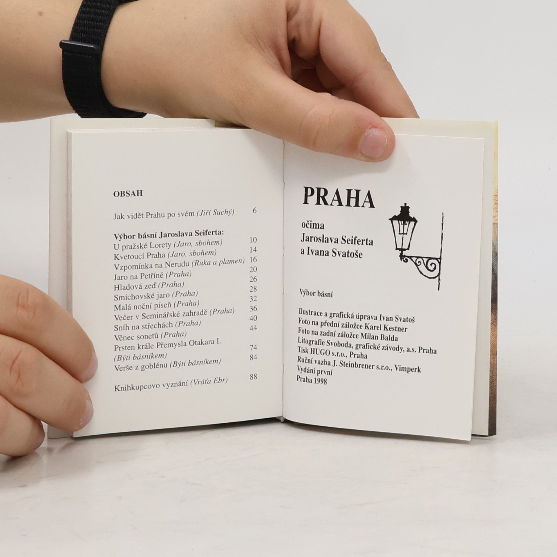 Jaroslav Seifert Praha očima Jaroslava Seiferta a Ivana Svatoše