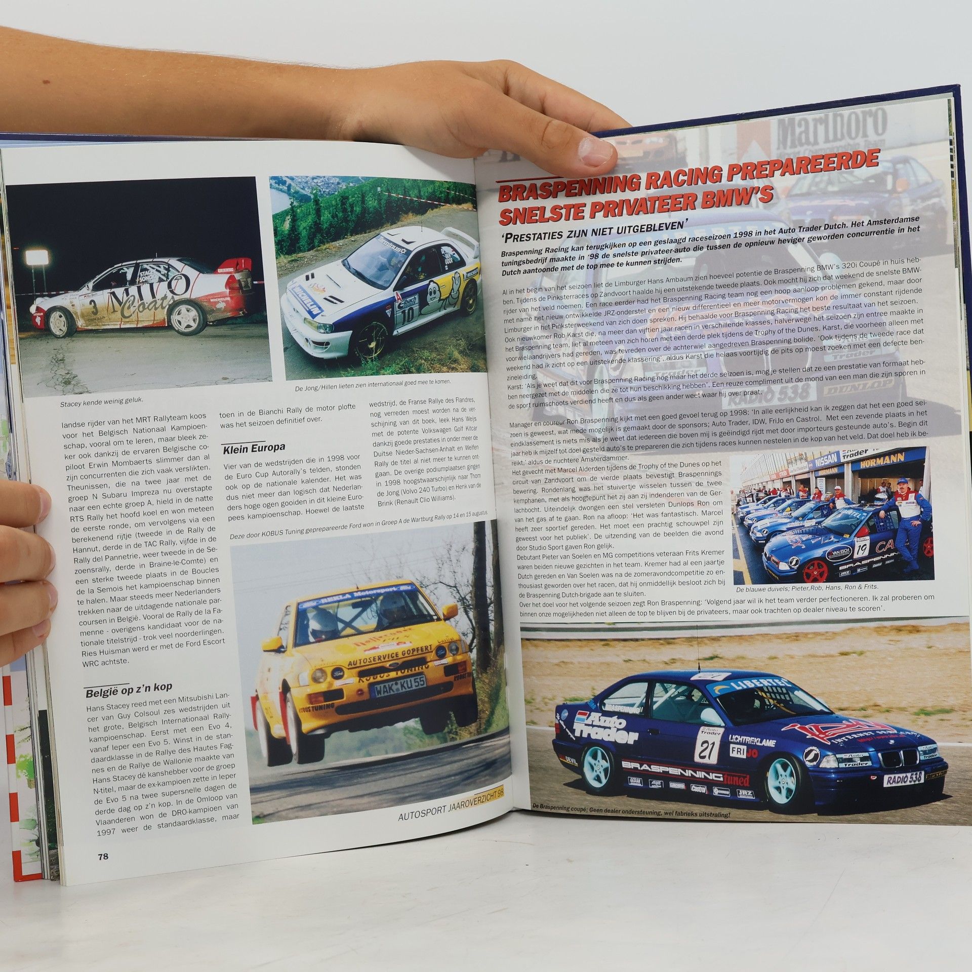 Dirk van Vuure Het Nederlands Autosport Jaaroverzicht 98/99