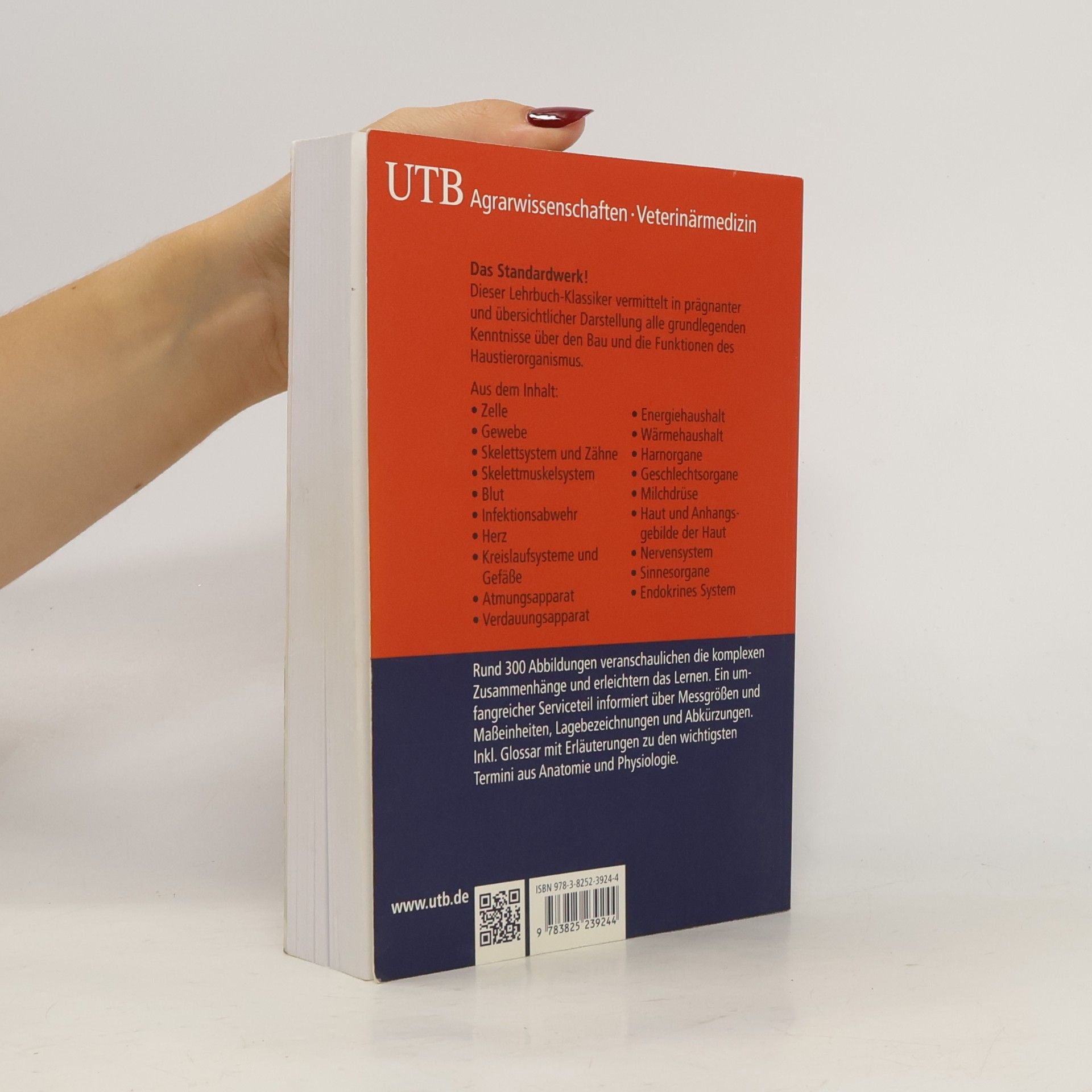 Klaus Loeffler UTB: Anatomie und Physiologie der Haustiere - 13. Auflage