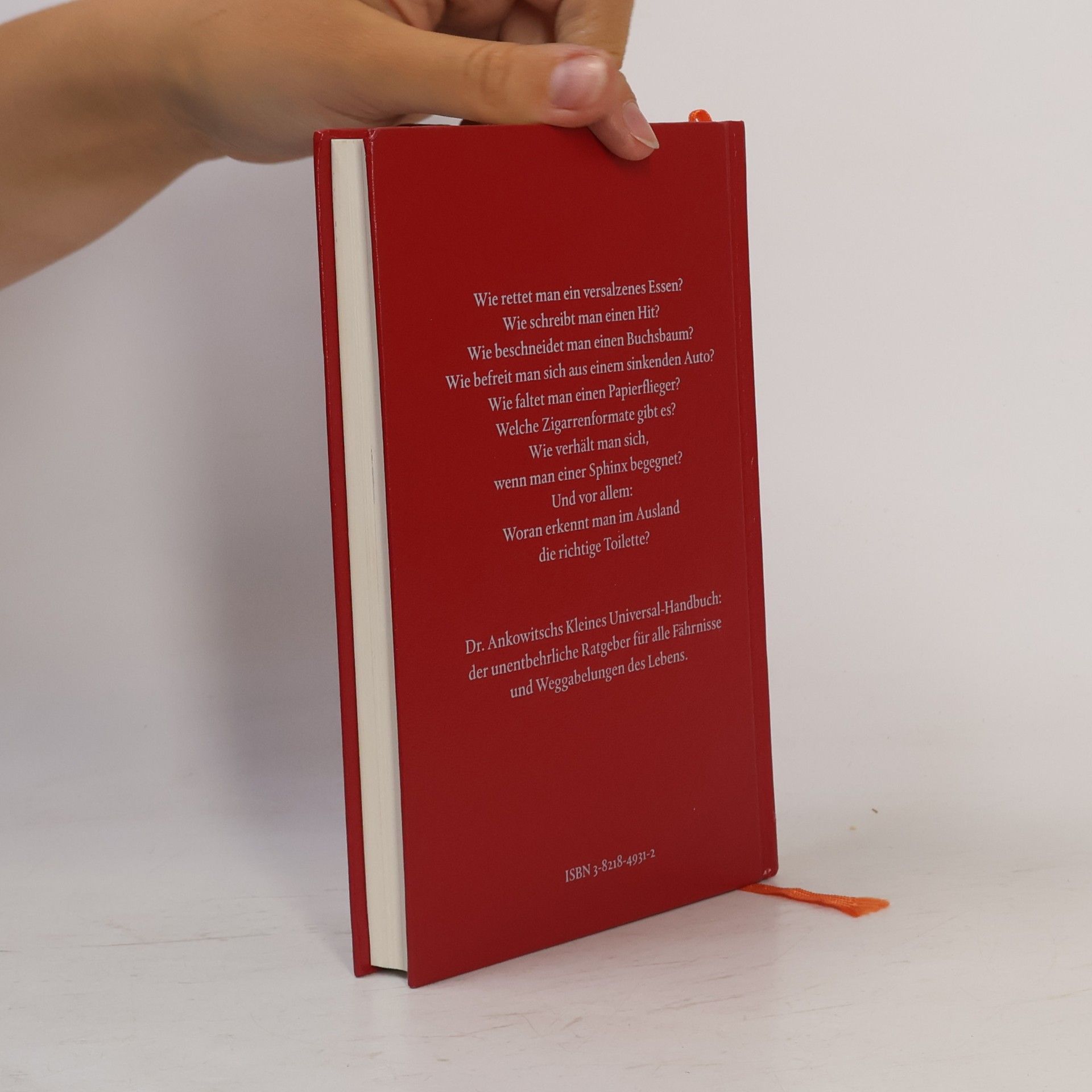 Christian Ankowitsch Dr. Ankowitschs Kleines Universal-Handbuch