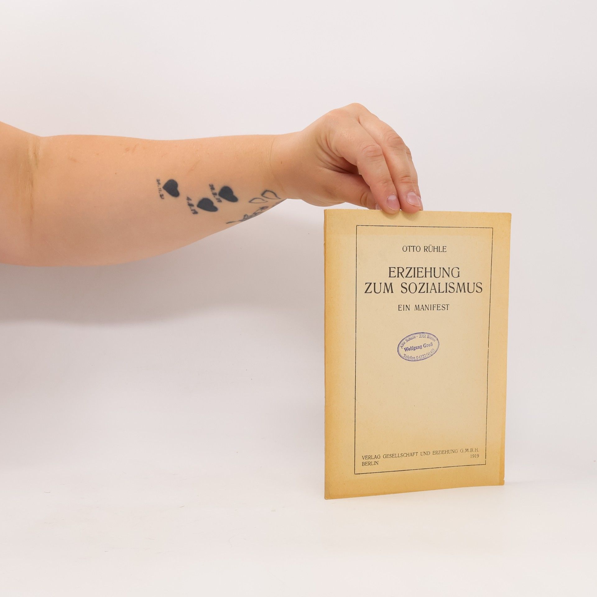 Otto Rühle Erziehung zum Sozialismus