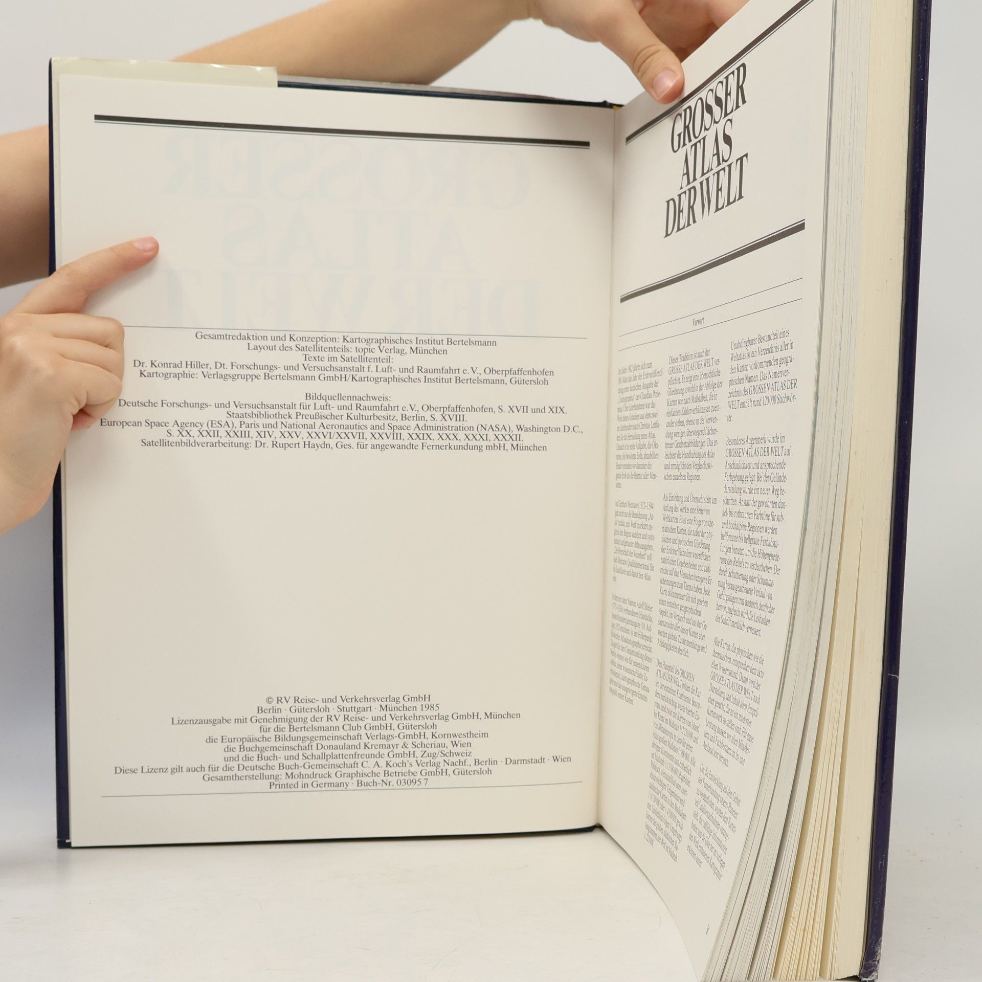 Autorenkollektiv Grosser Atlas der Welt