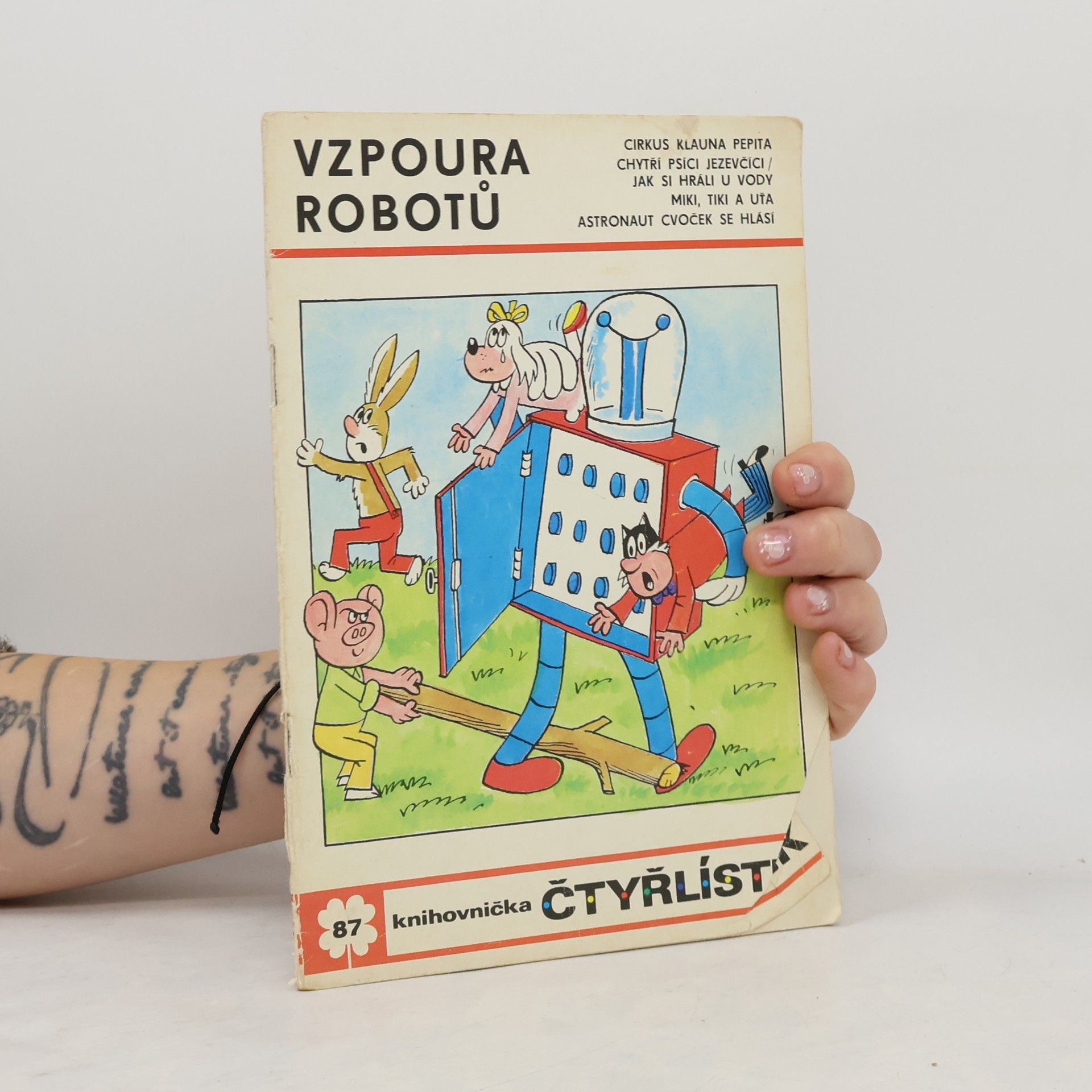 Jaroslav Němeček Čtyřlístek 87. Vzpoura robotů