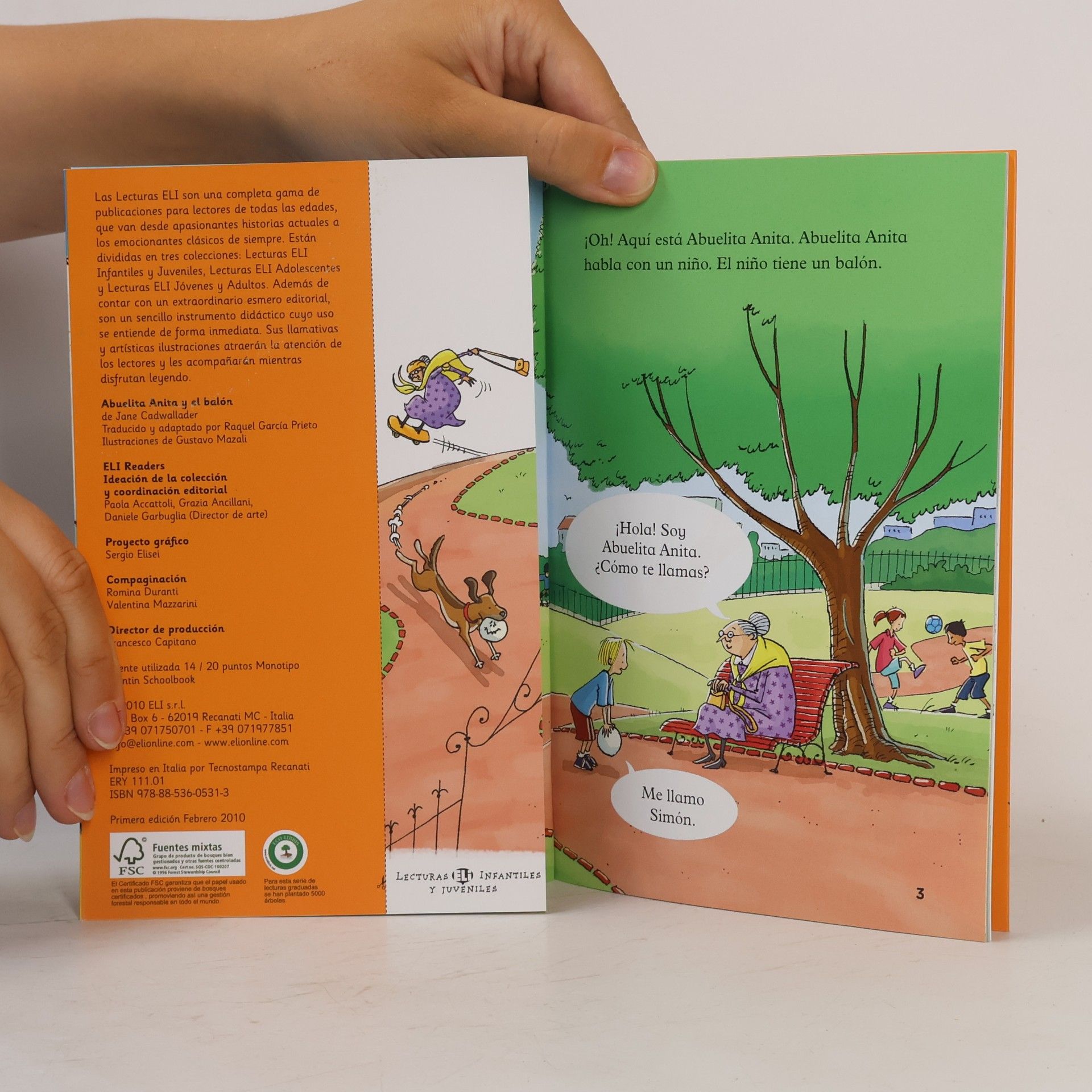 Jane Cadwallader Lecturas ELI Infantiles y Juveniles - 1: Abuelita Anita y el balón
