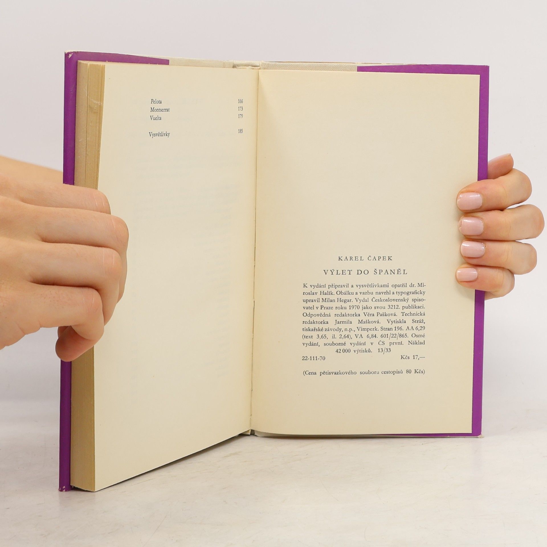 Karel Čapek Výlet do Španěl