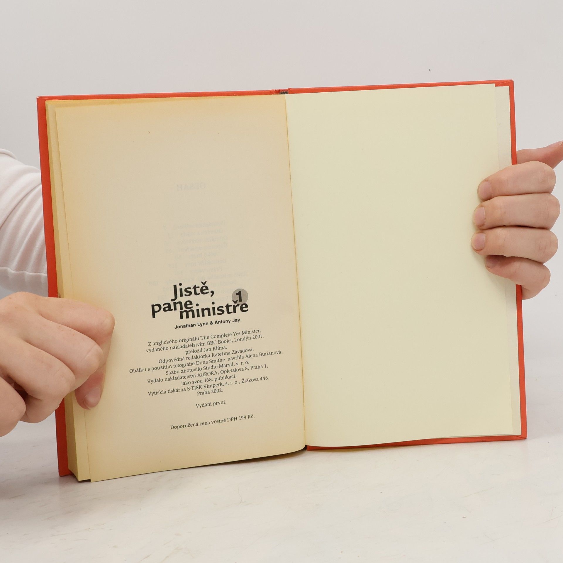 Jonathan Lynn Jistě, pane premiére. 1. část