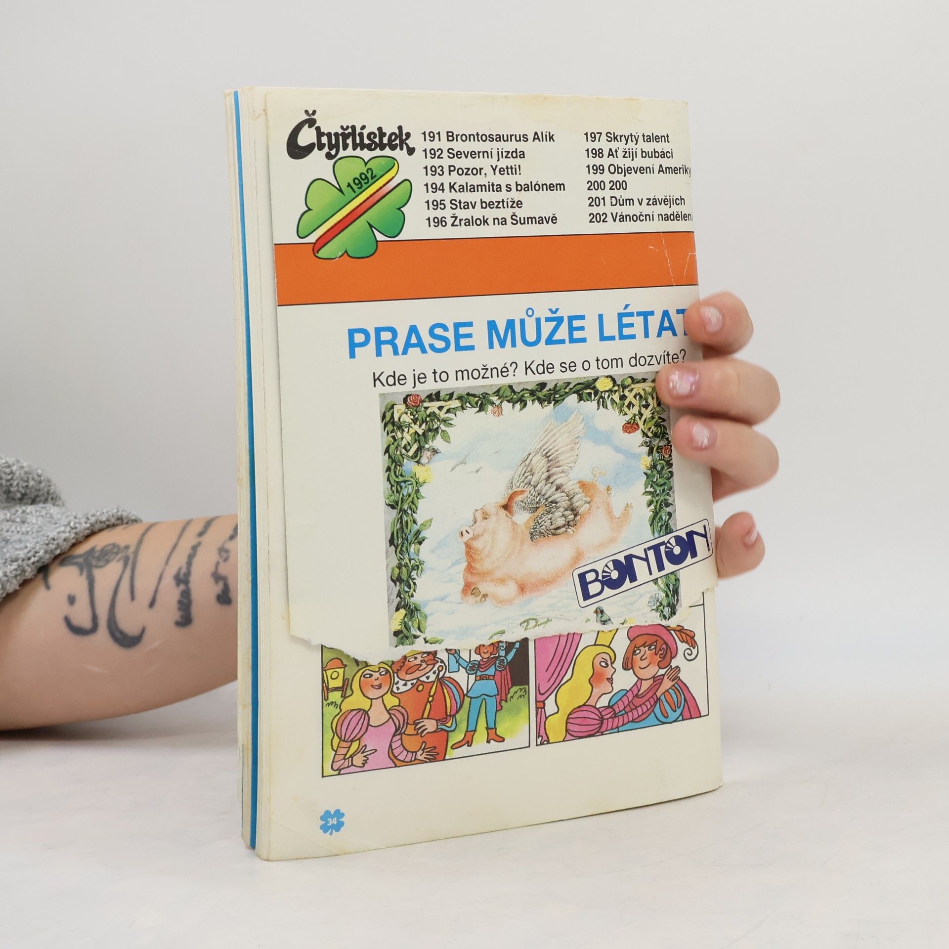 Kolektiv autorů Čtyřlístek 193. 3/1992. Pozor, Yetti