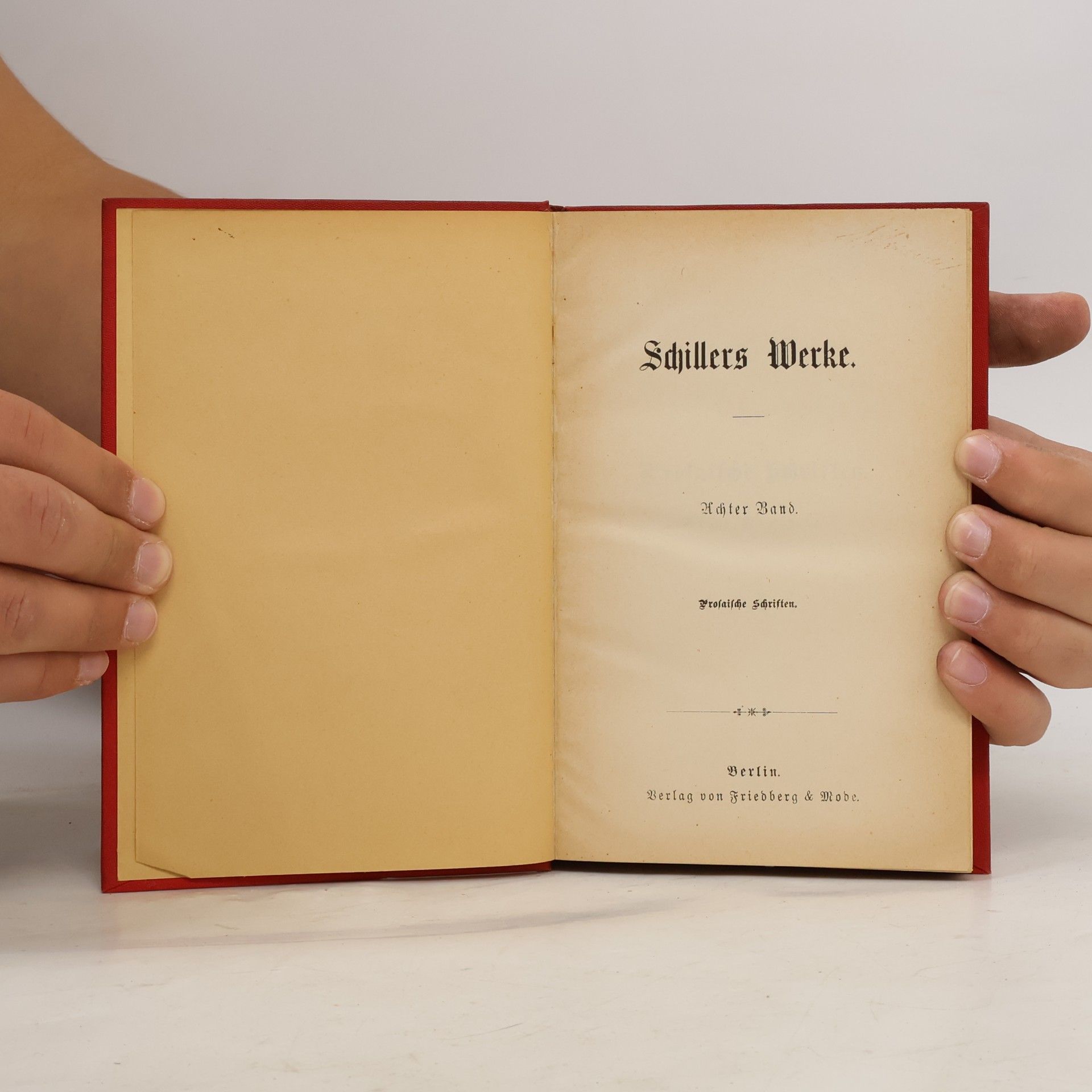 Friedrich Schiller Schillers Werke. Band 8