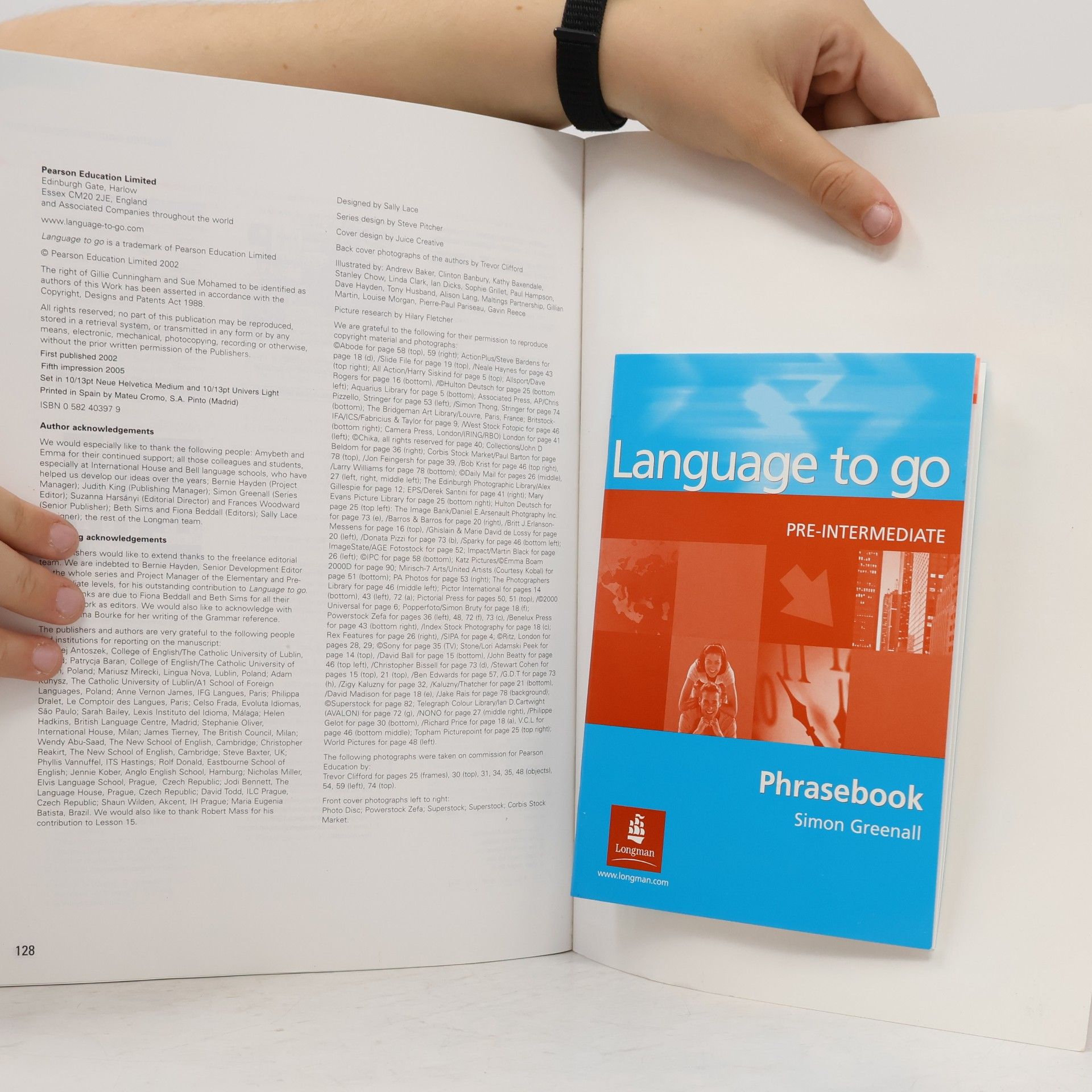 Gillie Cunningham Language to go : Pre-intermediate : Students' book