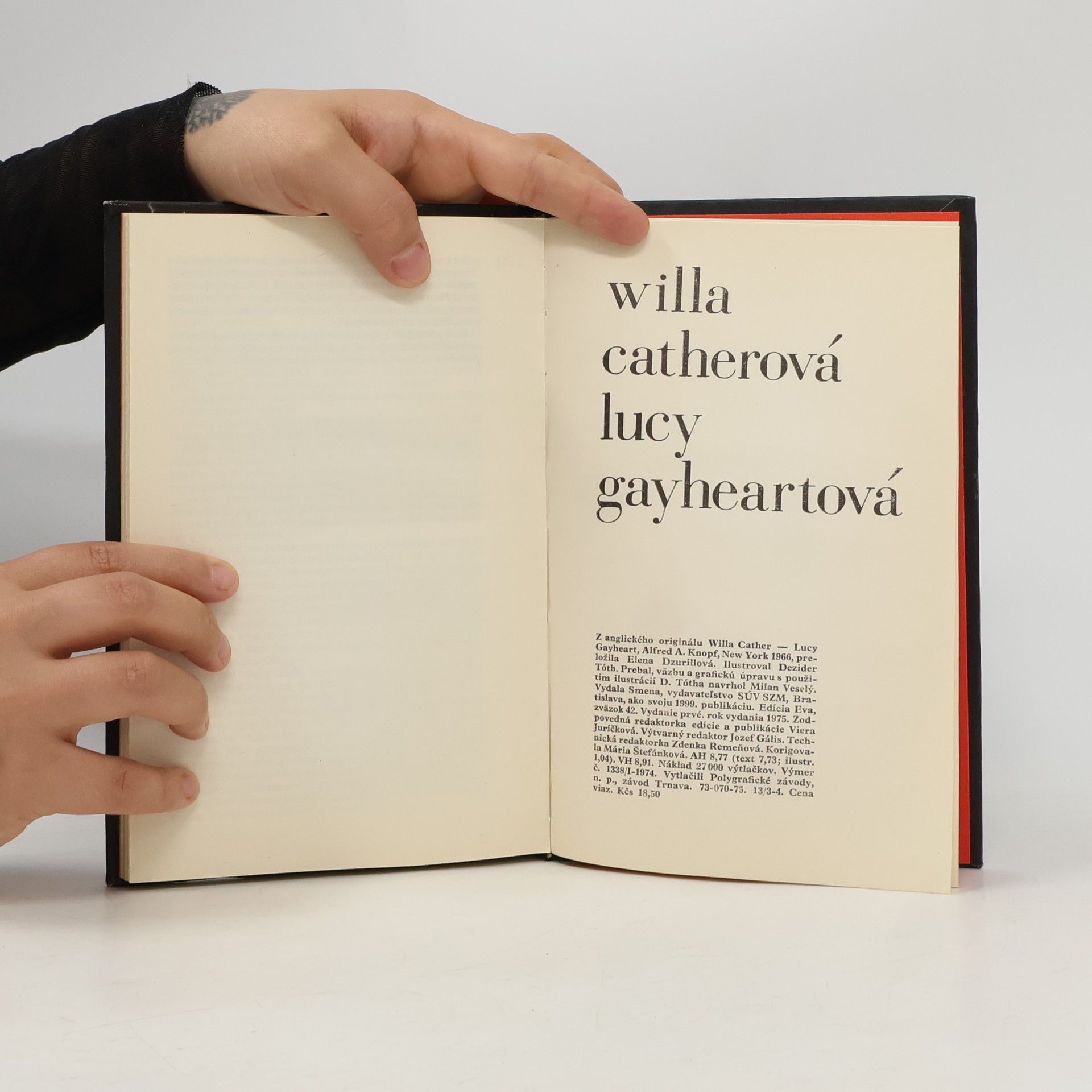 Willa Cather Lucy Gayheartová