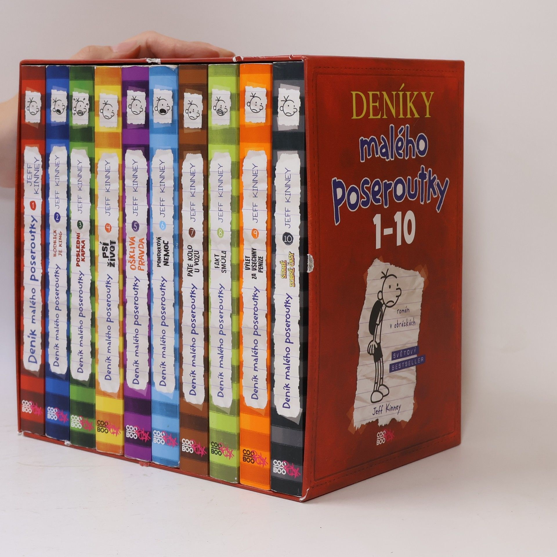 Jeff Kinney Deník malého poseroutky 1-10 (box)