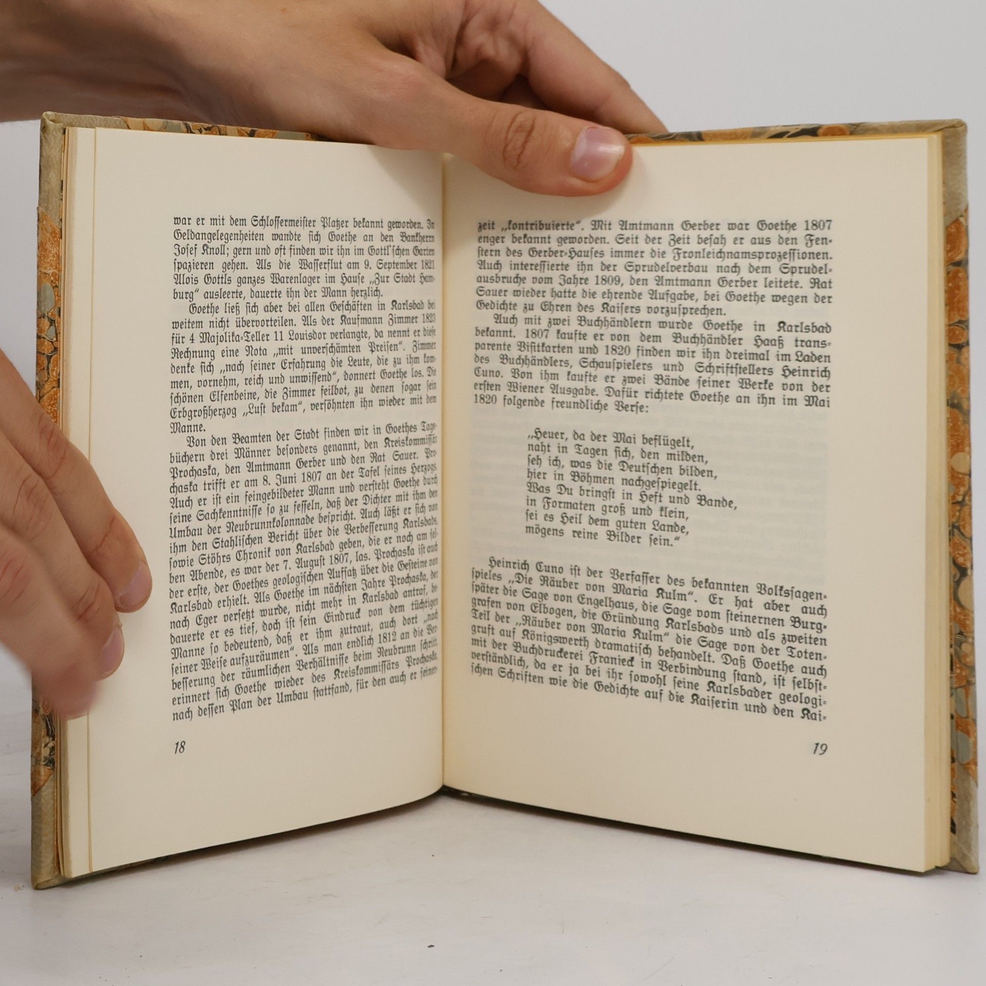 Viktor Karell Goethe als Karlsbader Kurgast
