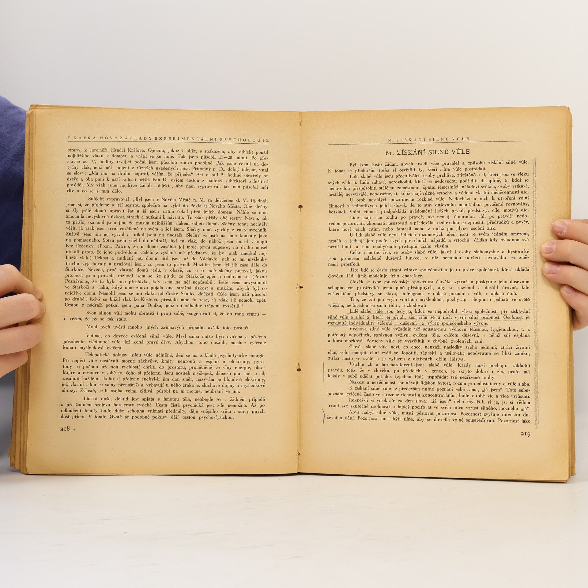 Břetislav Kafka Nové základy experimentální psychologie