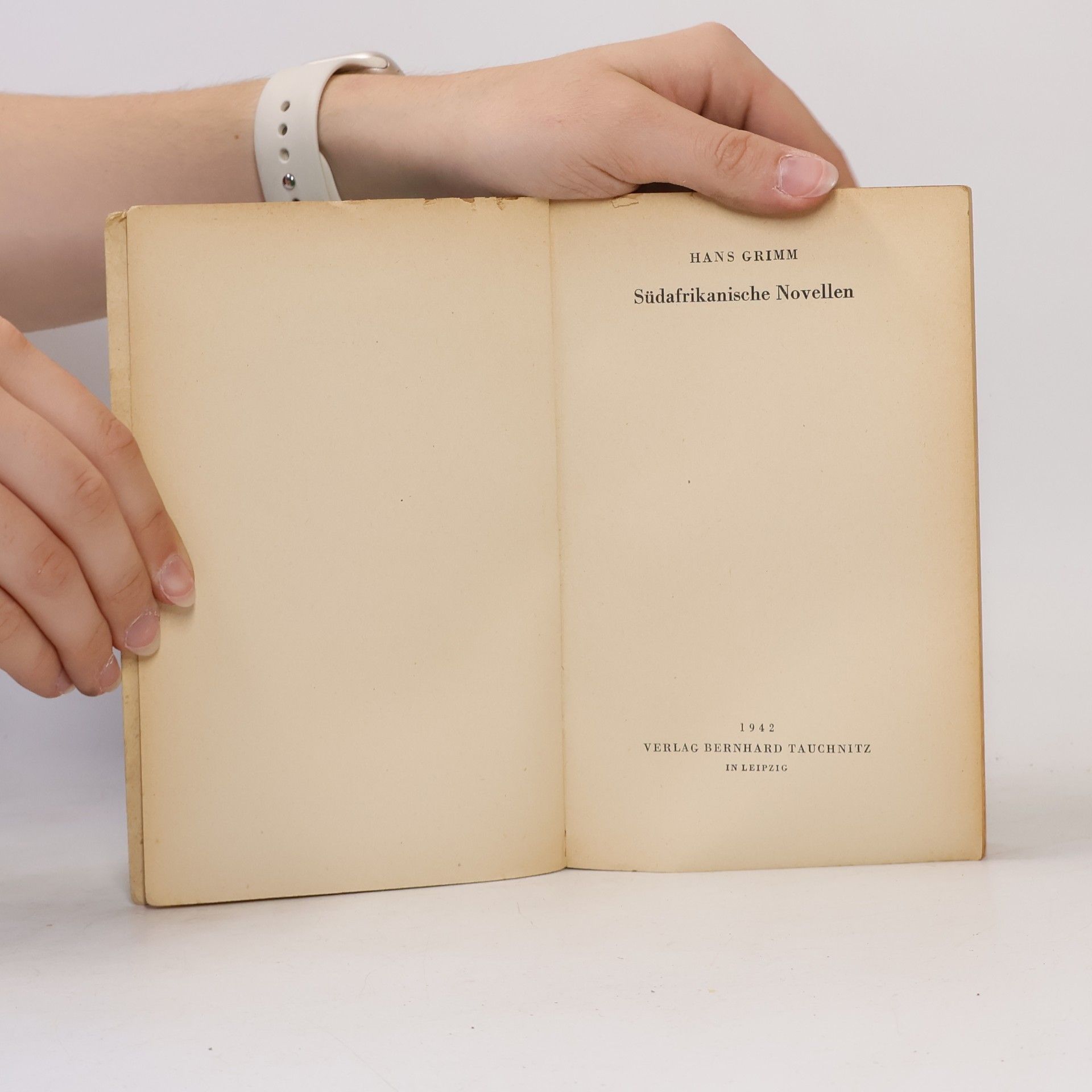 Hans Grimm Südafrikanische Novellen