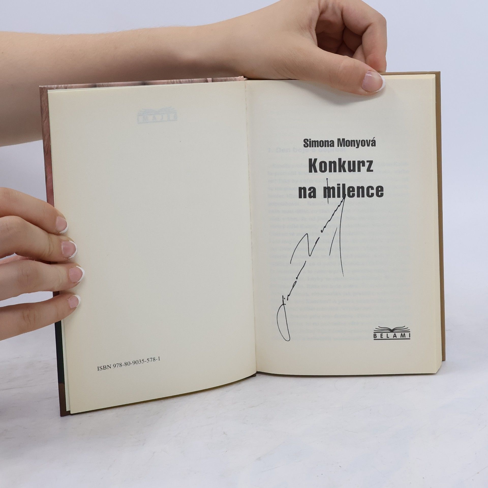 Simona Monyová Konkurz na milence