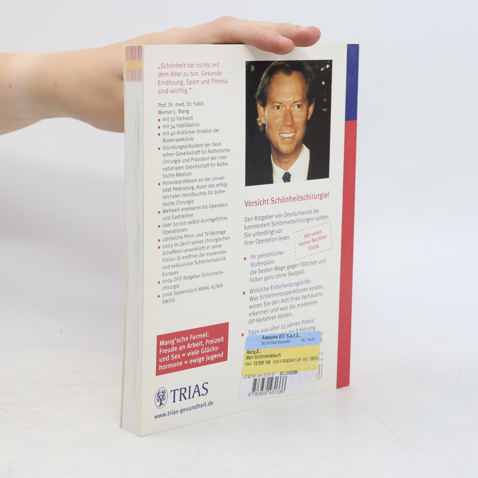 Werner Mang Mein Schönheitsbuch