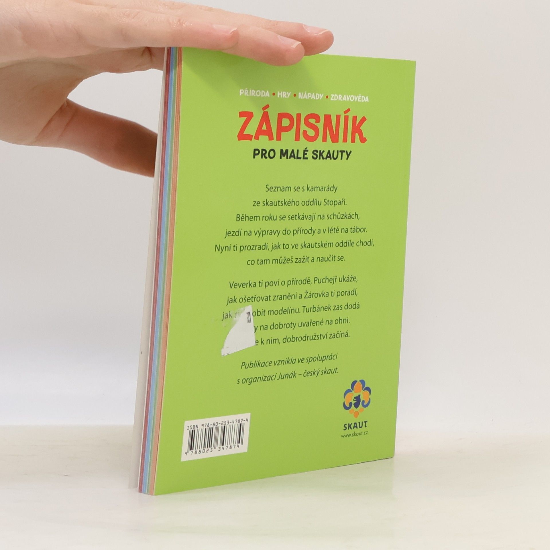 Zdeněk Chval Zápisník pro malé skauty : příroda, hry, nápady, zdravověda