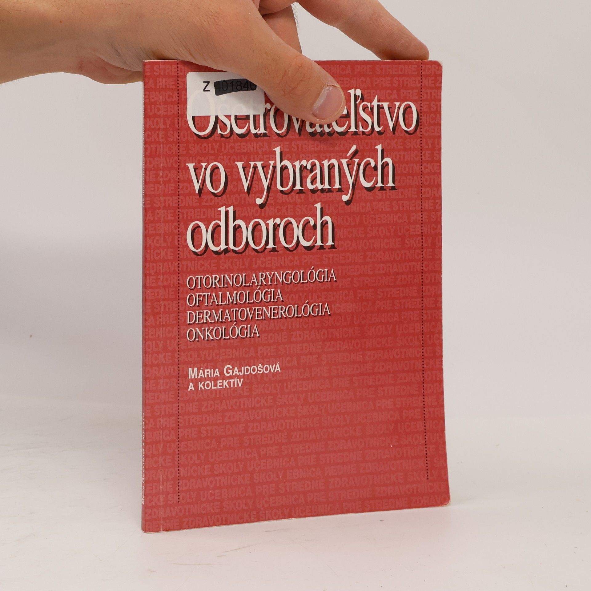 Ž. Súkeníková Ošetrovateľstvo vo vybraných odboroch
